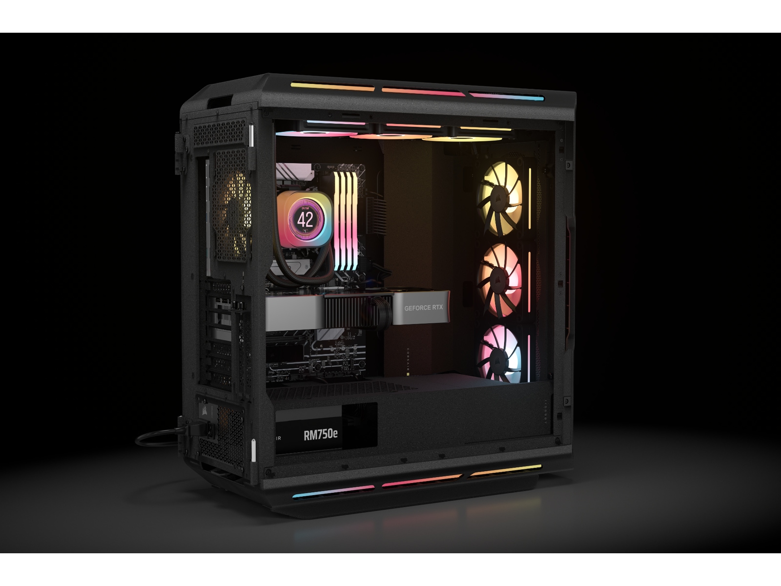 Corsair RMe Series RM750e PSU (svart) Nätaggregat