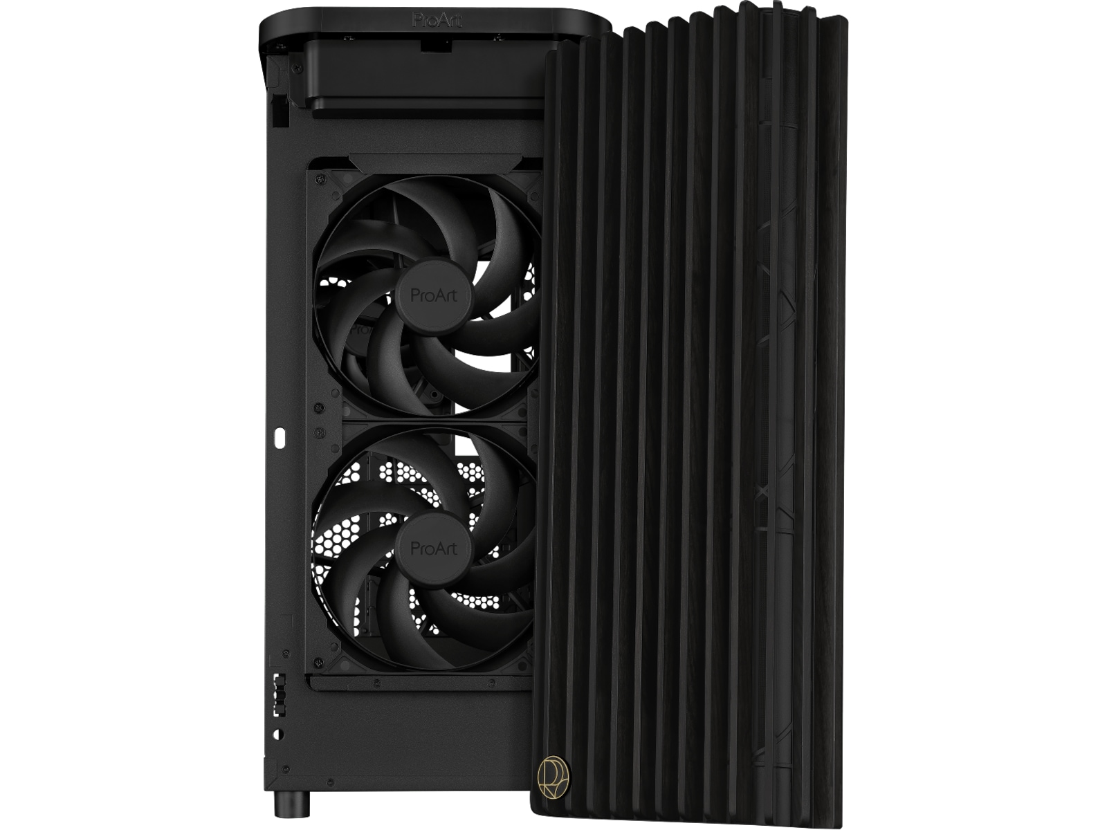 Asus Proart PA401 Wood Metal PWM Mid Tower (svart) Midi tower