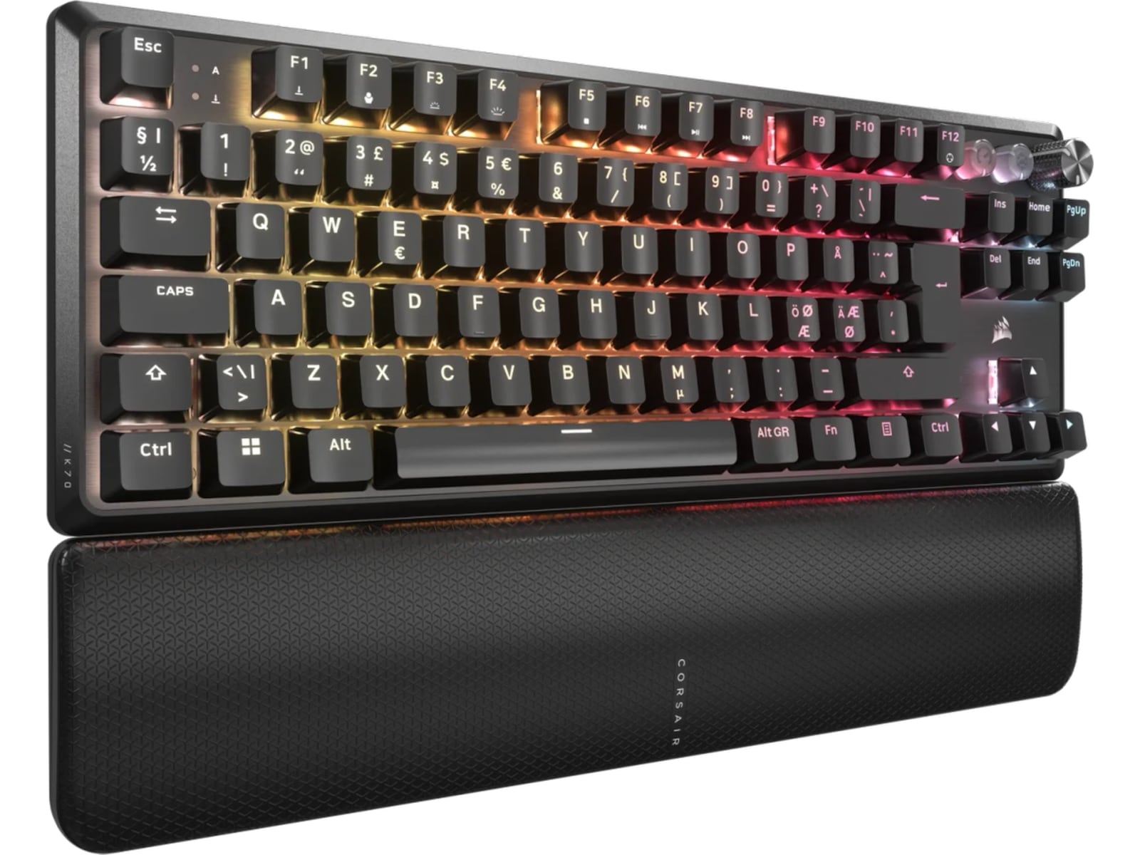 Corsair K70 PRO TKL RGB Gaming Tangentbord (svart) Gamingtangentbord