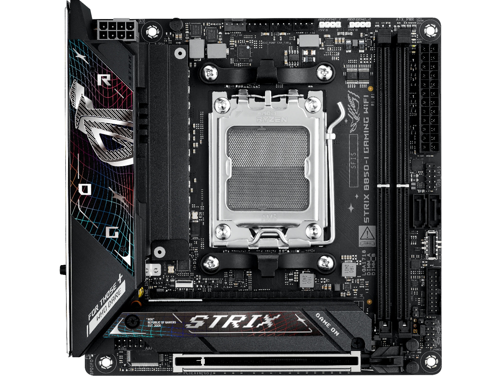 ASUS ROG STRIX B850-I GAMING WIFI Moderkort AMD Socket