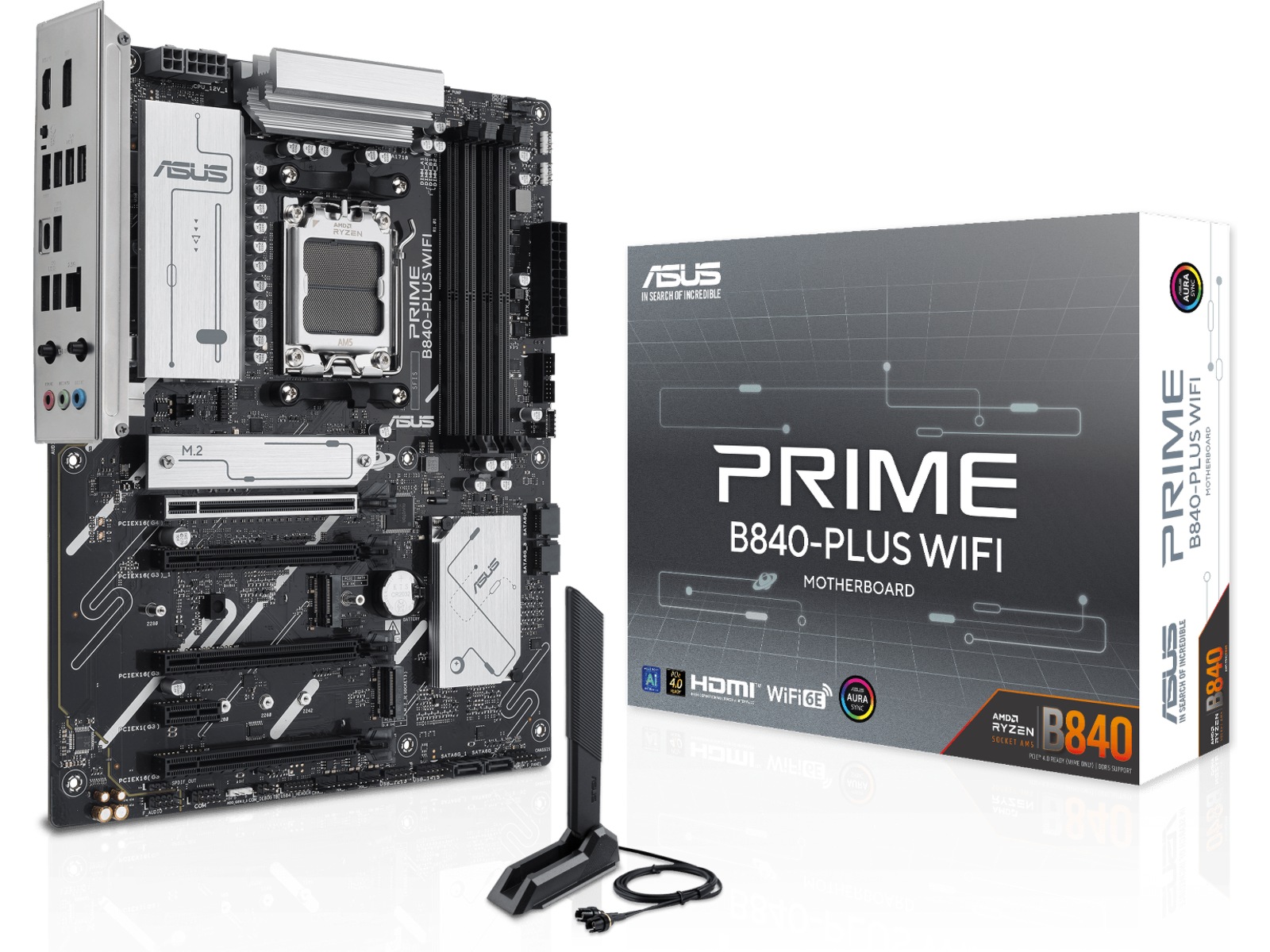 ASUS PRIME B840-PLUS WIFI Moderkort AMD Socket