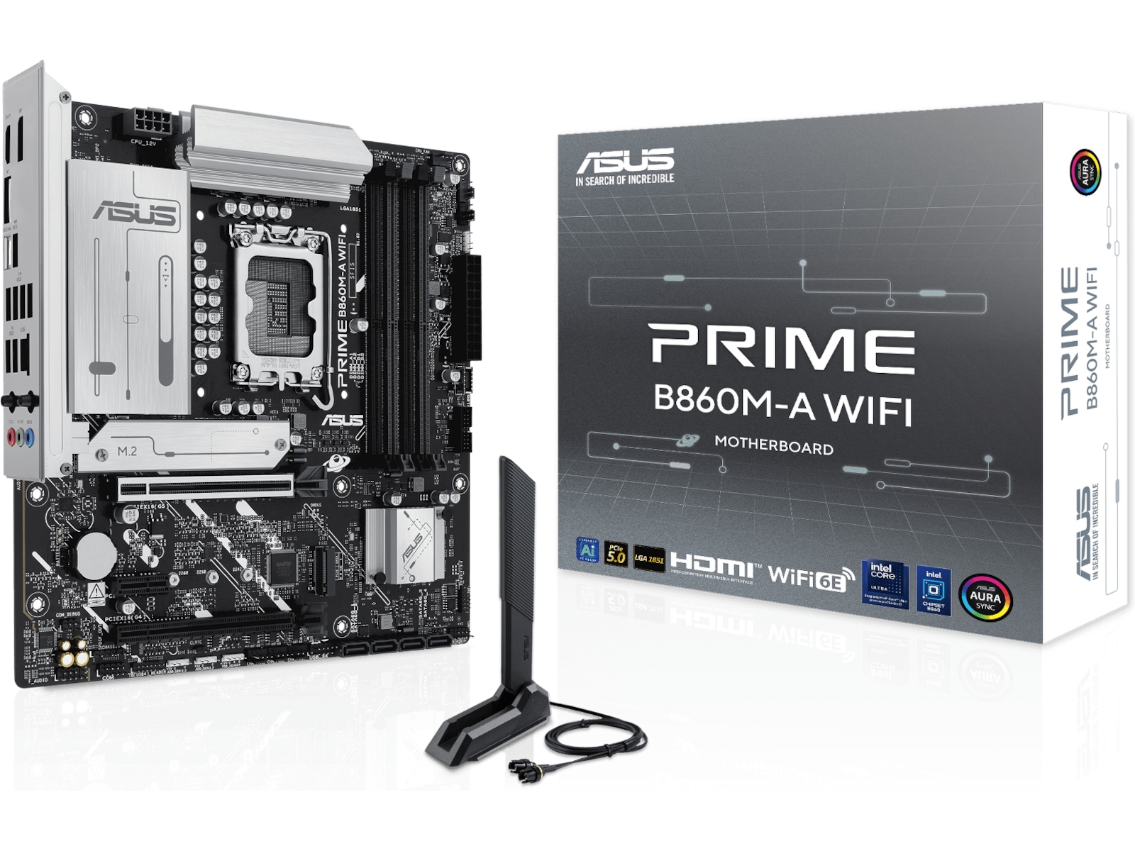 ASUS PRIME B860M-A WIFI Moderkort Intel Socket