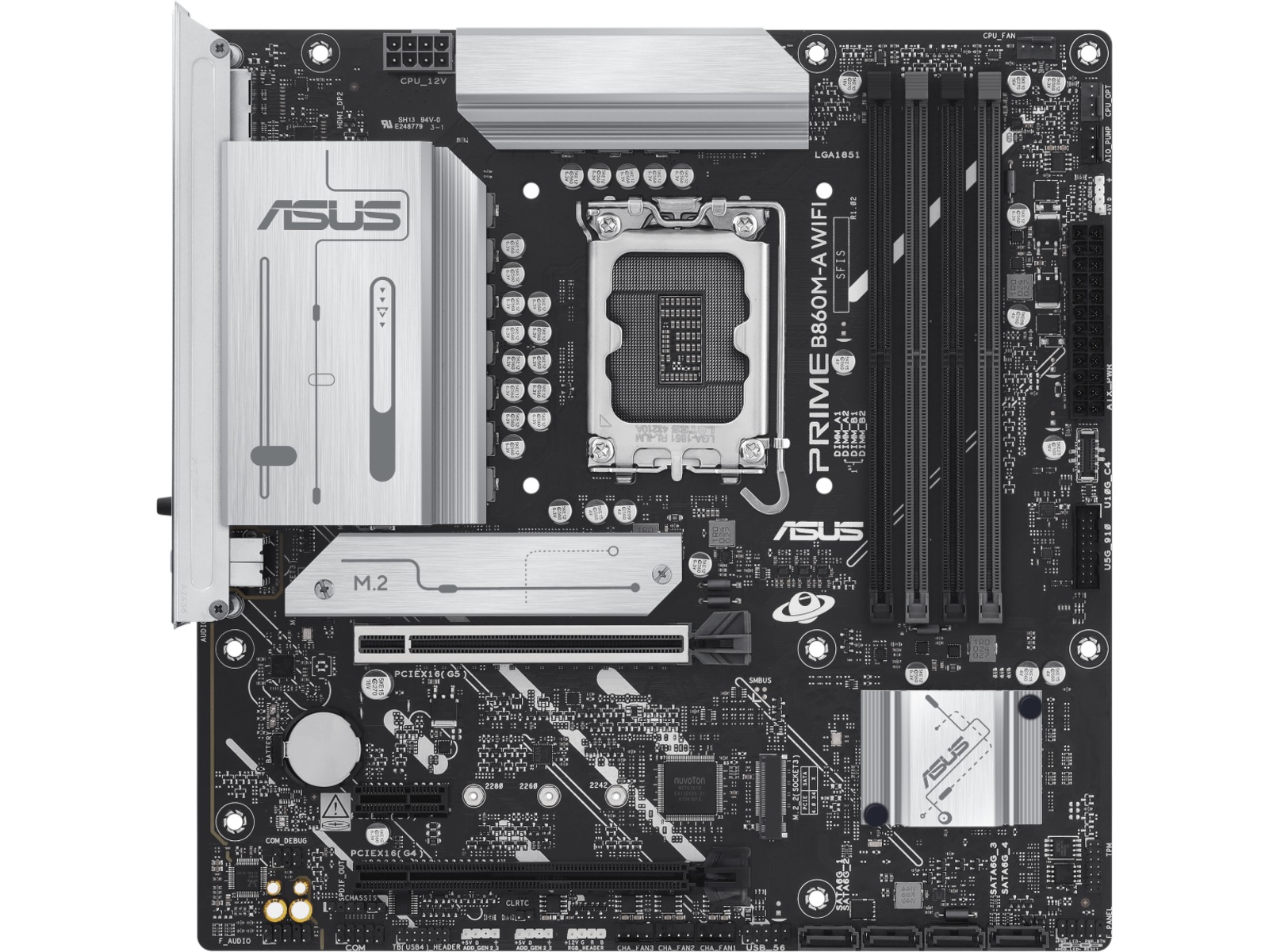 ASUS PRIME B860M-A WIFI Moderkort Intel Socket