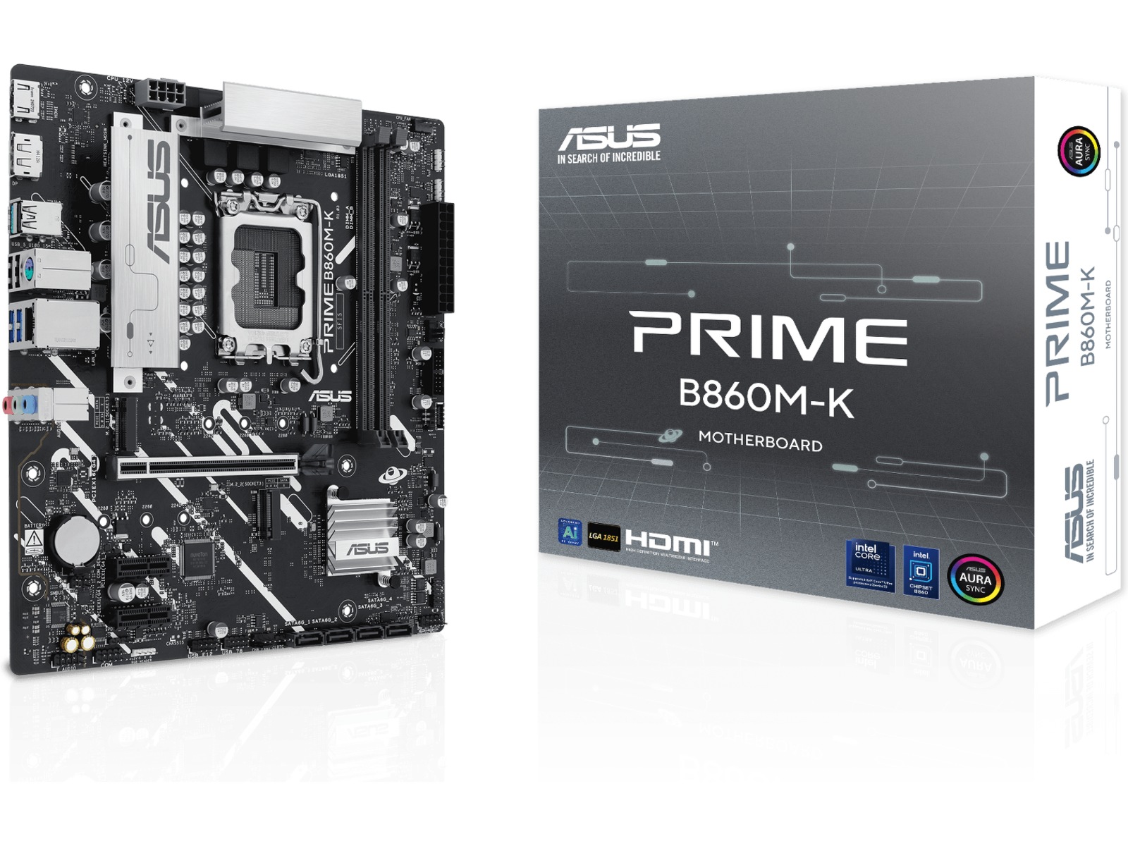 ASUS PRIME B860M-K Moderkort Intel Socket