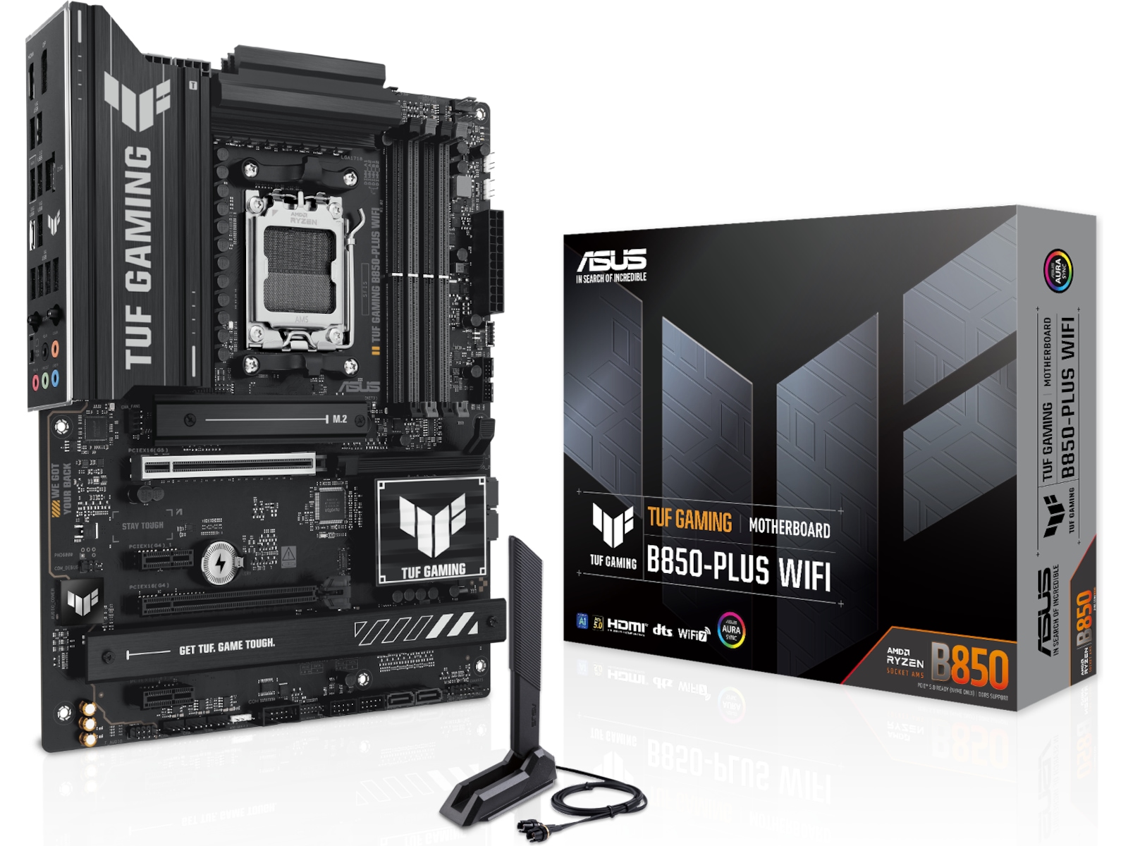 ASUS TUF GAMING B850-PLUS WIFI Moderkort AMD Socket