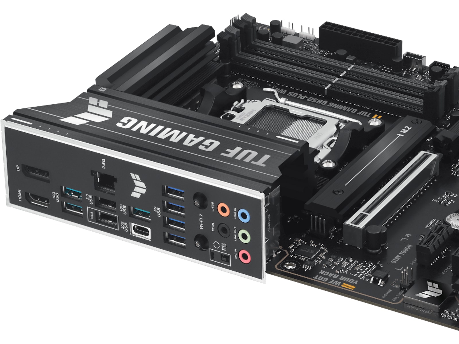 ASUS TUF GAMING B850-PLUS WIFI Moderkort AMD Socket