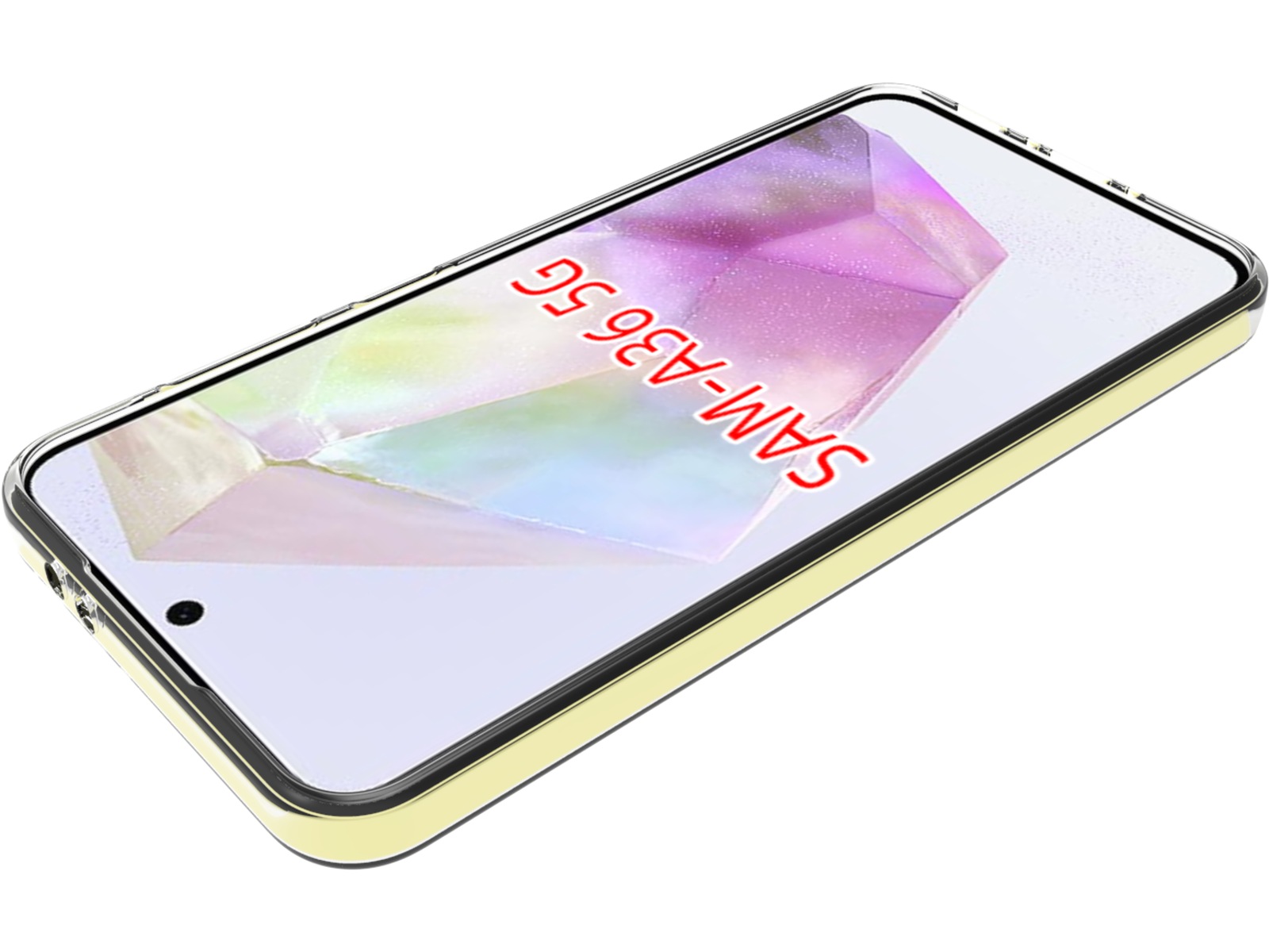 iiglo Galaxy A36 Silikonskal (transparent) Mobilskal