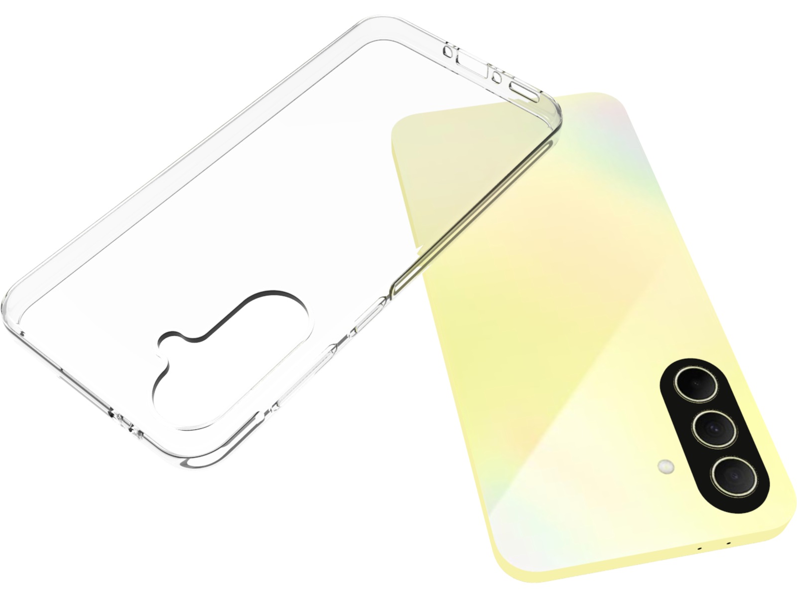 iiglo Galaxy A36 Silikonskal (transparent) Mobilskal