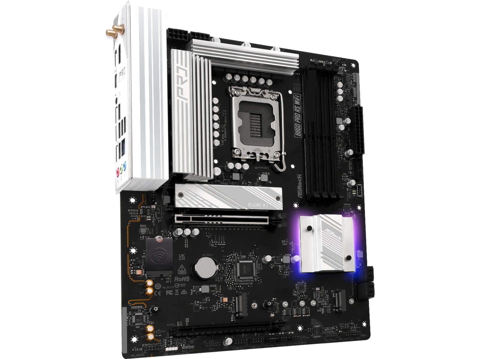 ASRock B860 Pro RS WiFi Moderkort Intel Socket