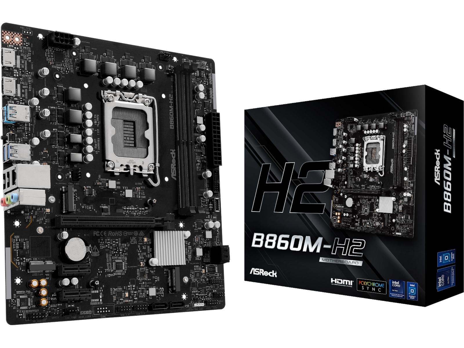 ASRock B860M-H2 Moderkort Intel Socket