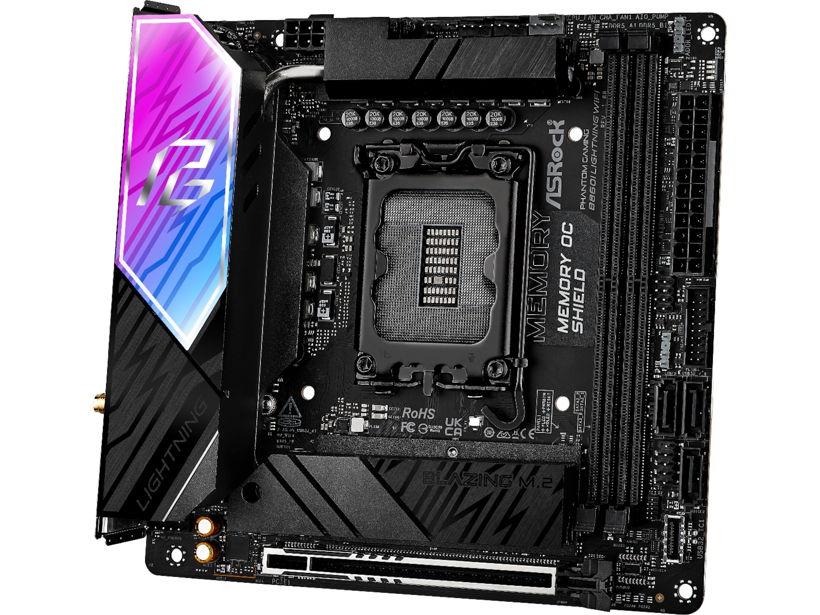 ASRock B860I Lightning WiFi Moderkort Intel Socket