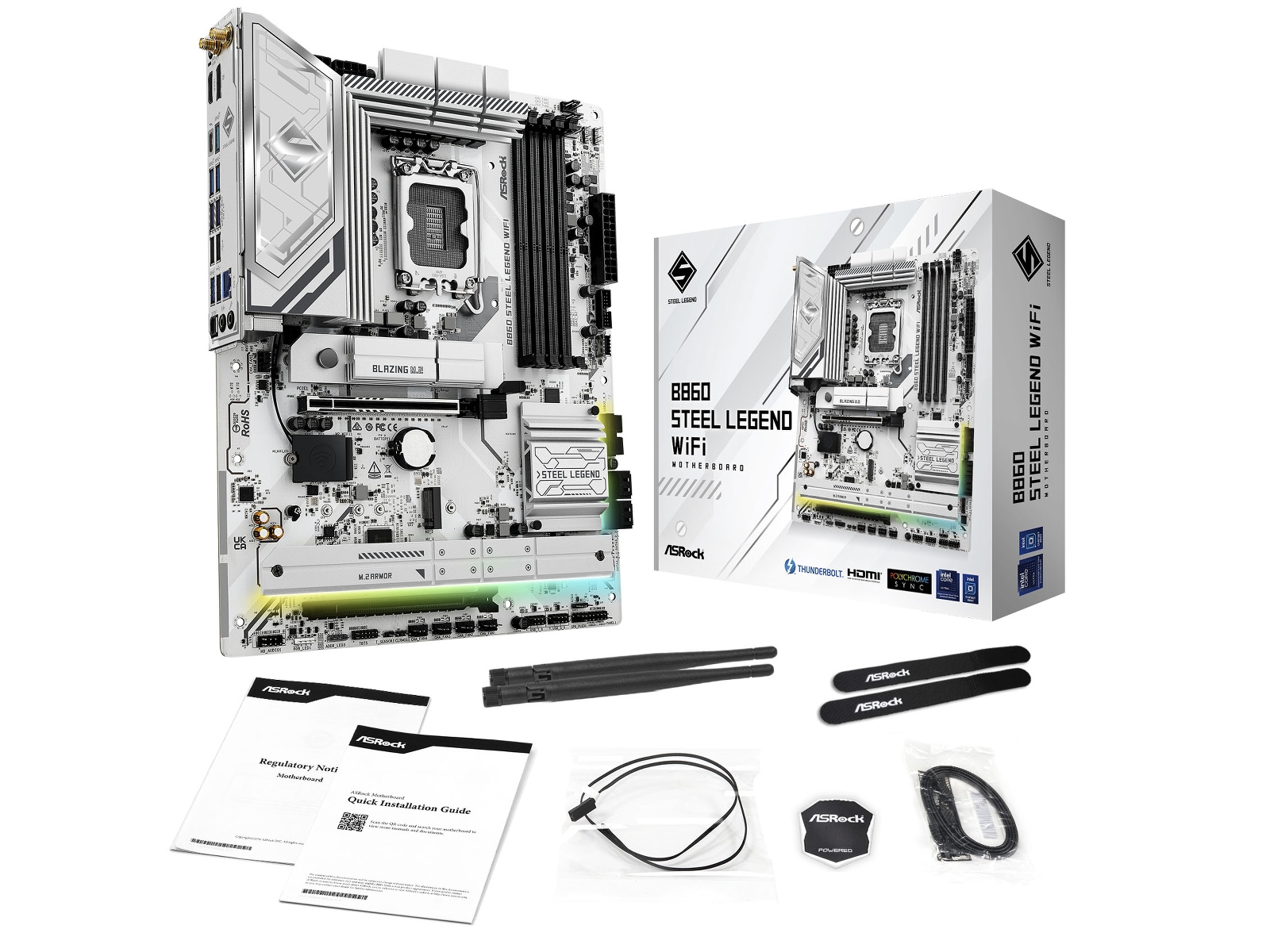 ASRock B860 Steel Legend WiFi Moderkort Intel Socket