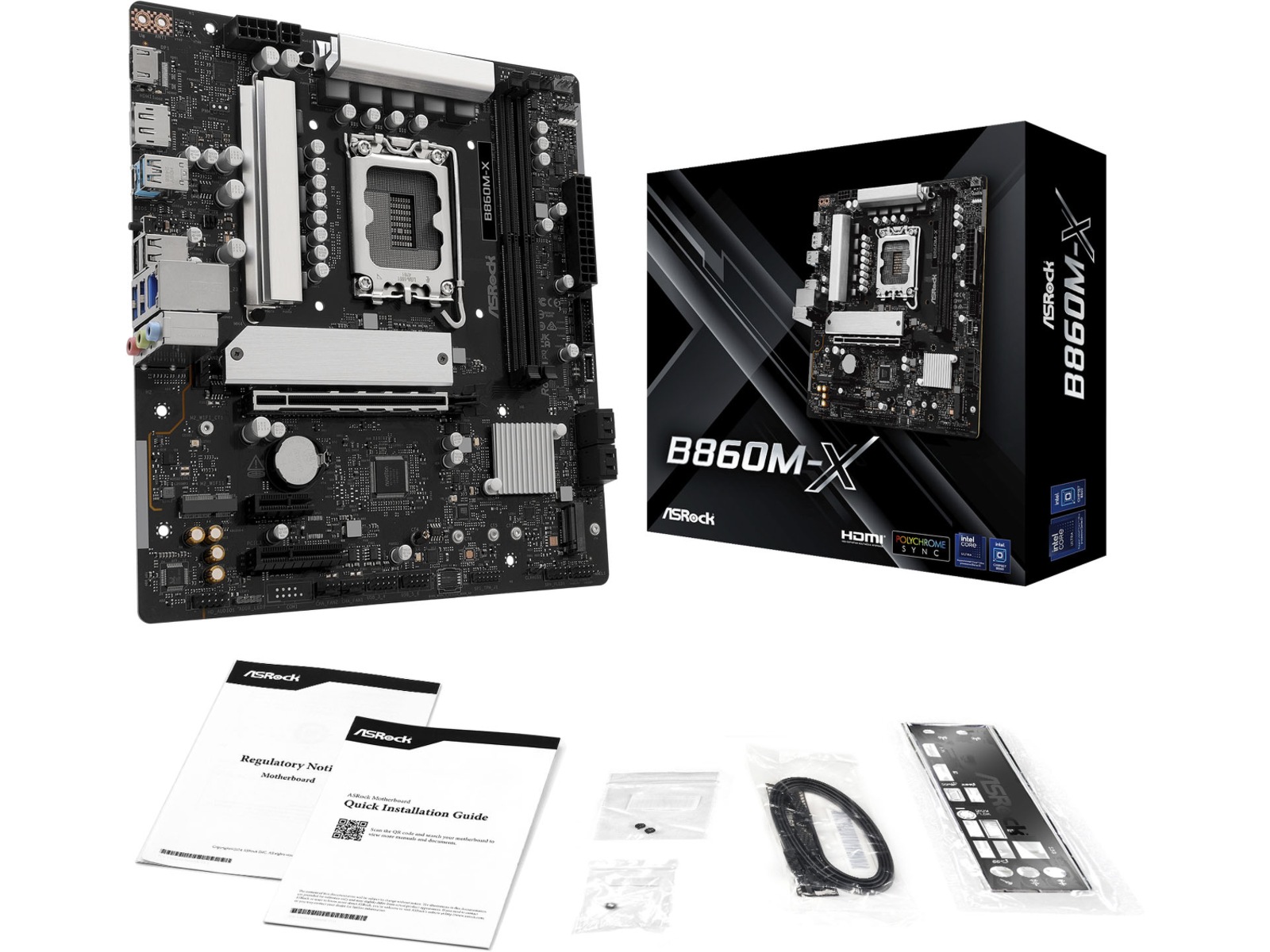 ASRock B860M-X Moderkort Intel Socket