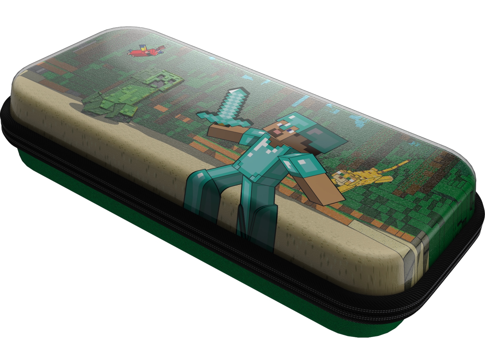 PDP NSW Travel Case Plus GLOW (minecraft forest battle) Tillbehör till spelkonsoler