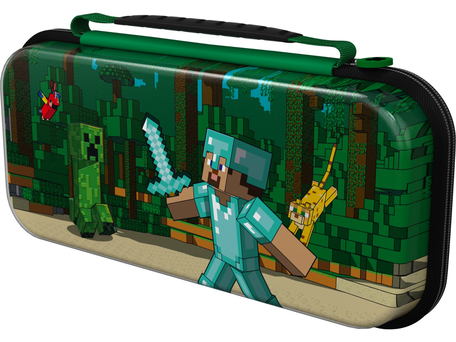 PDP NSW Travel Case Plus GLOW (minecraft forest battle) Tillbehör till spelkonsoler