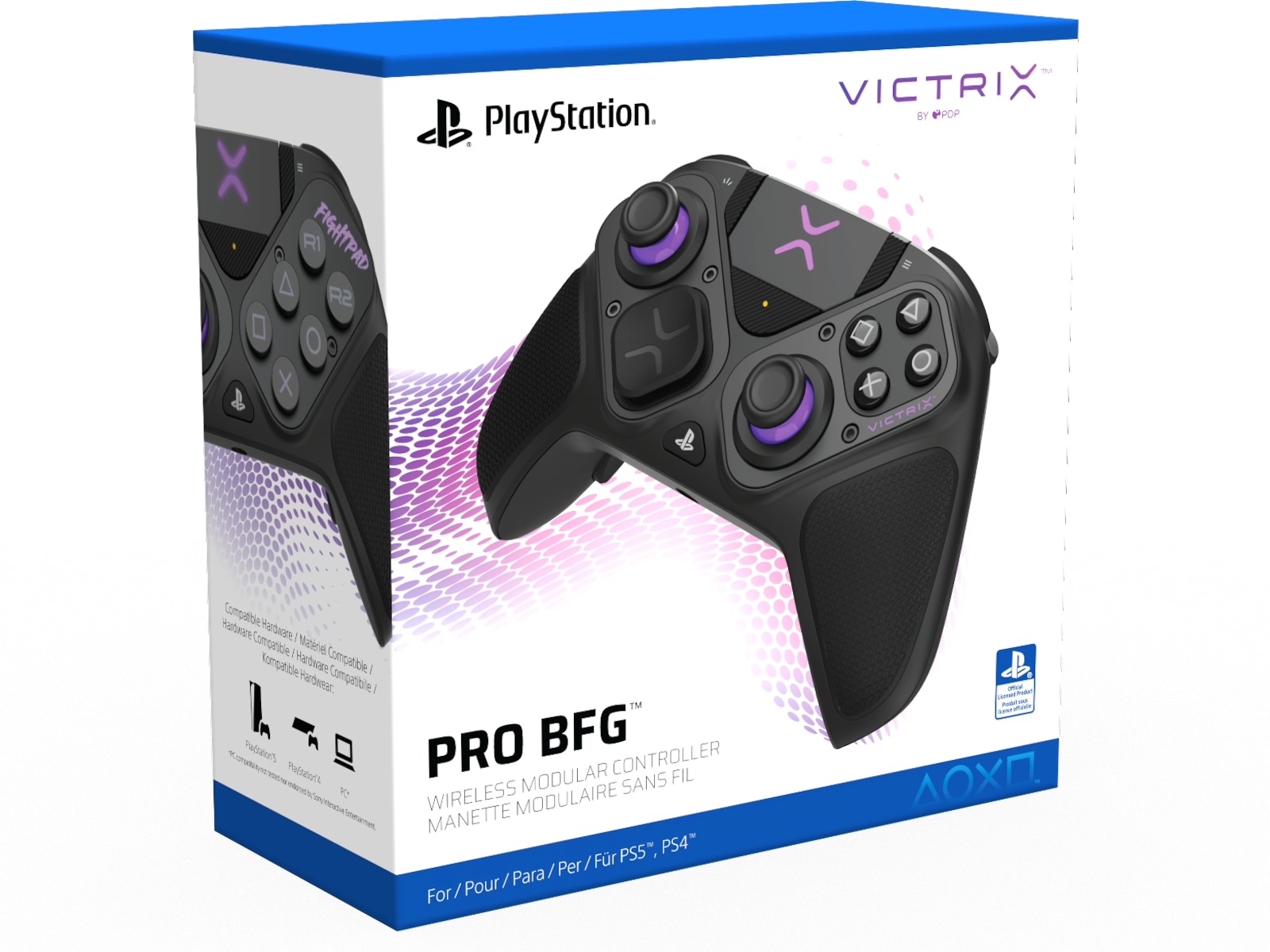 PDP Victrix Pro BFG PS5-kontroll (svart) Tillbehör till spelkonsoler