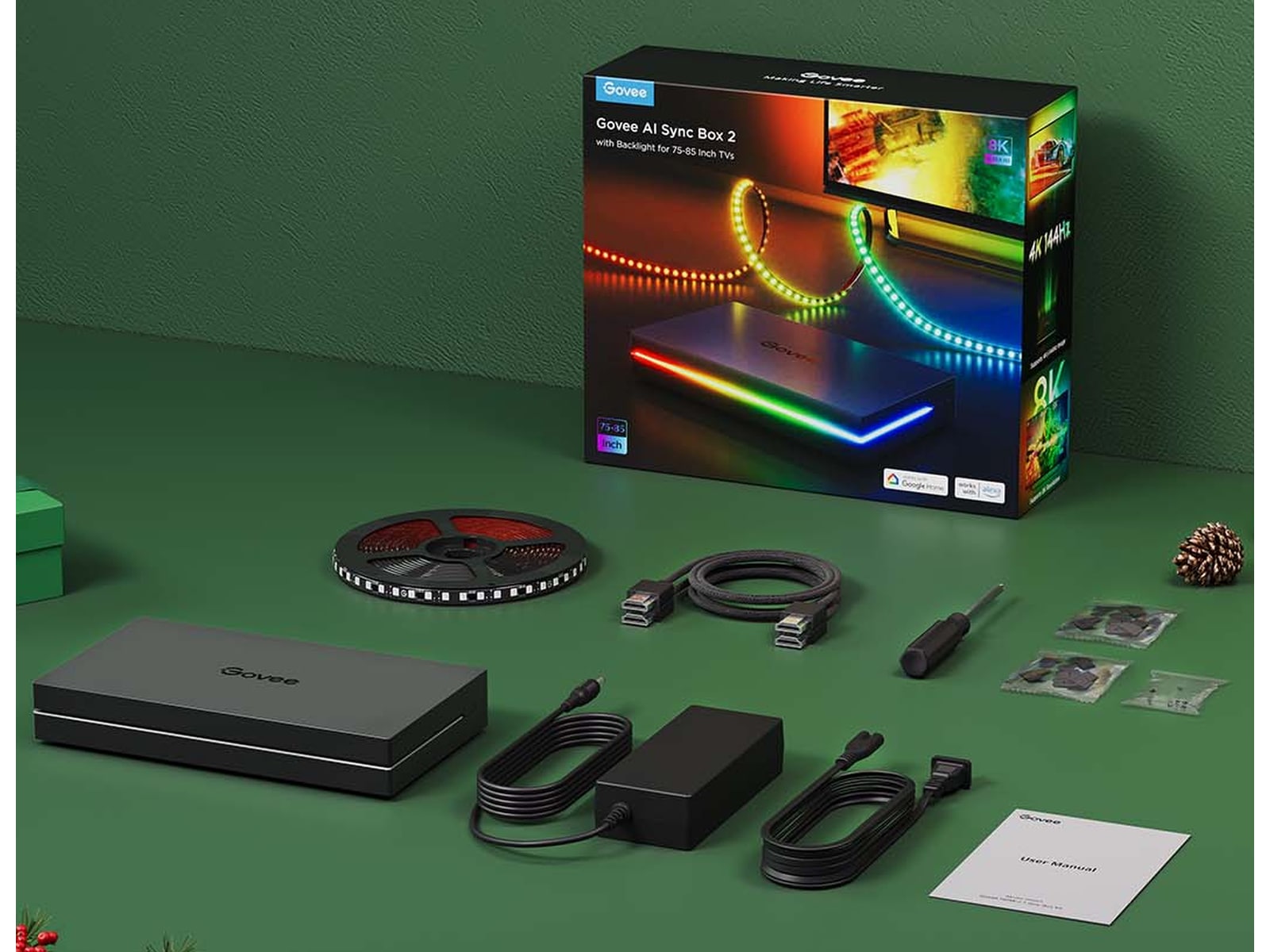 Govee AI Sync Box 2 Led strips & underhållning