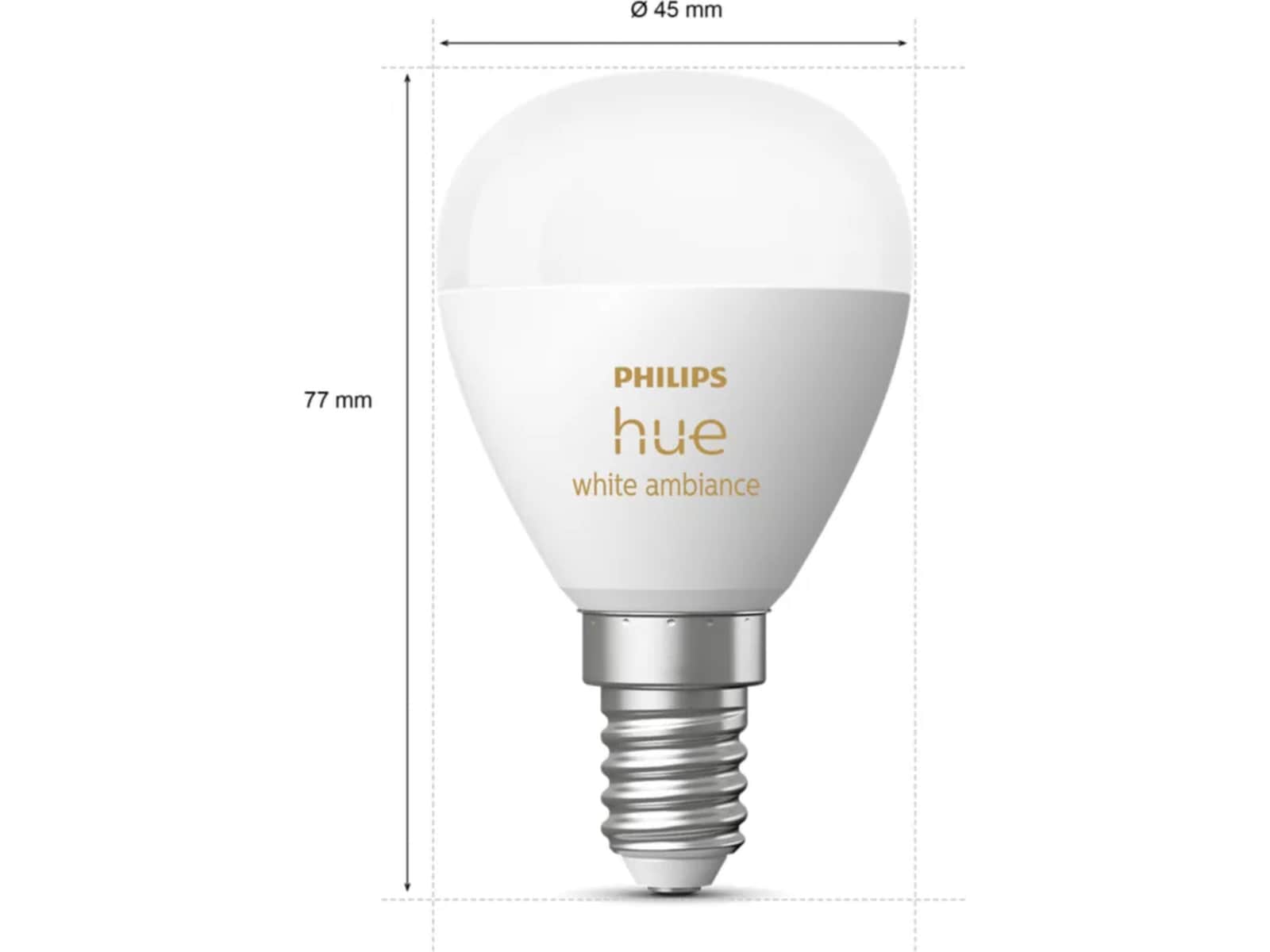 Philips Hue WA 4,3W Luster E14 glödlampa 2PK LED-lampor & glödlampor