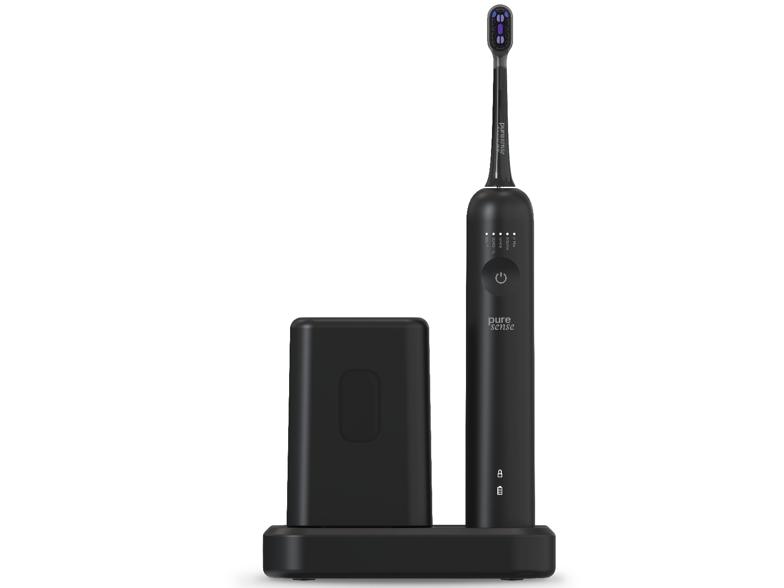 Puresense Dental C Vibrosonic Enhanced Bundle (svart) Eltandborste