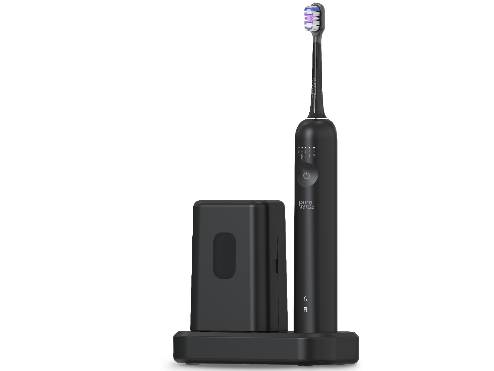 Puresense Dental C Vibrosonic Enhanced Bundle (svart) Eltandborste