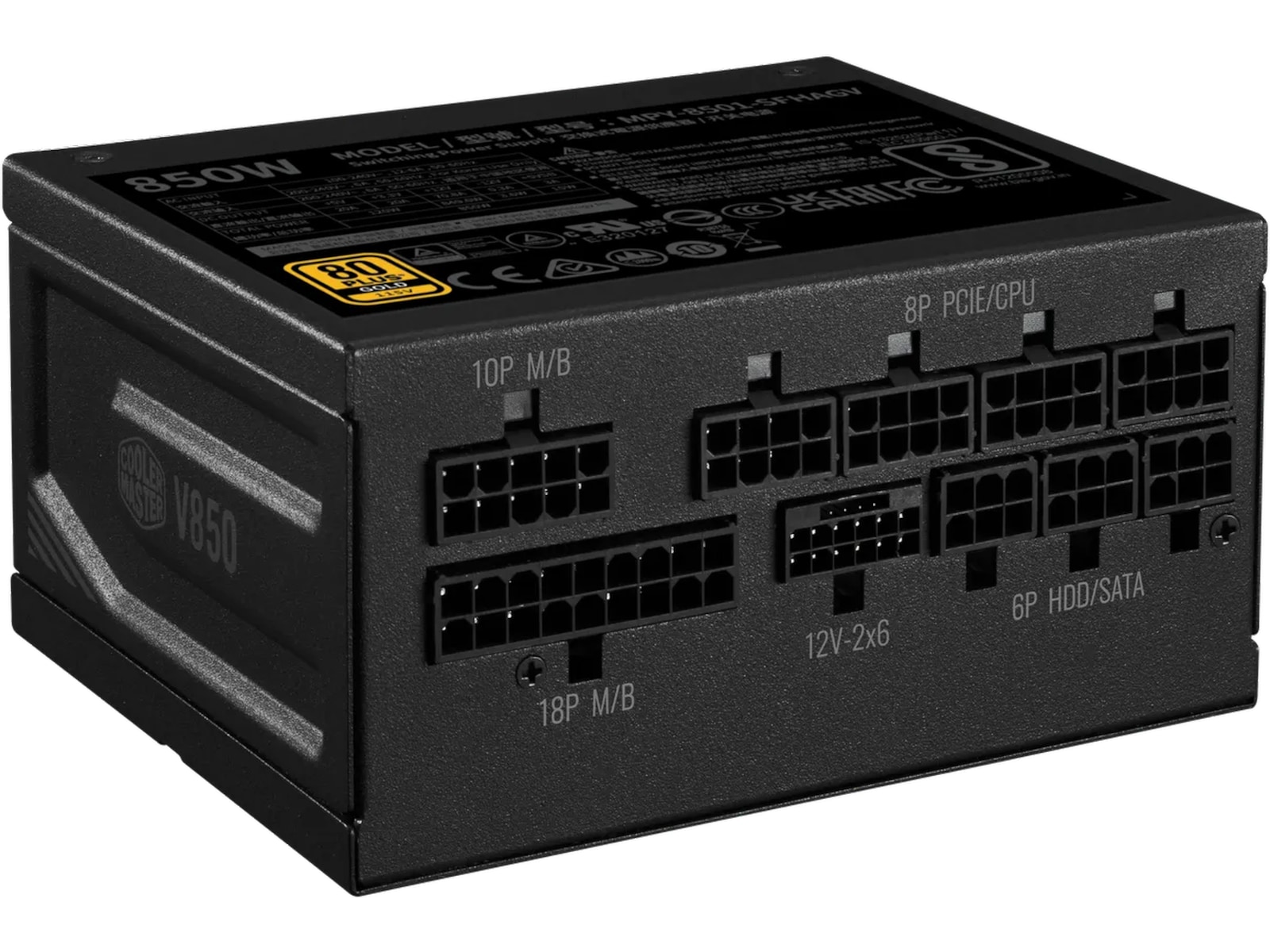 Cooler Master V SFX Gold 850 PSU (svart) Nätaggregat