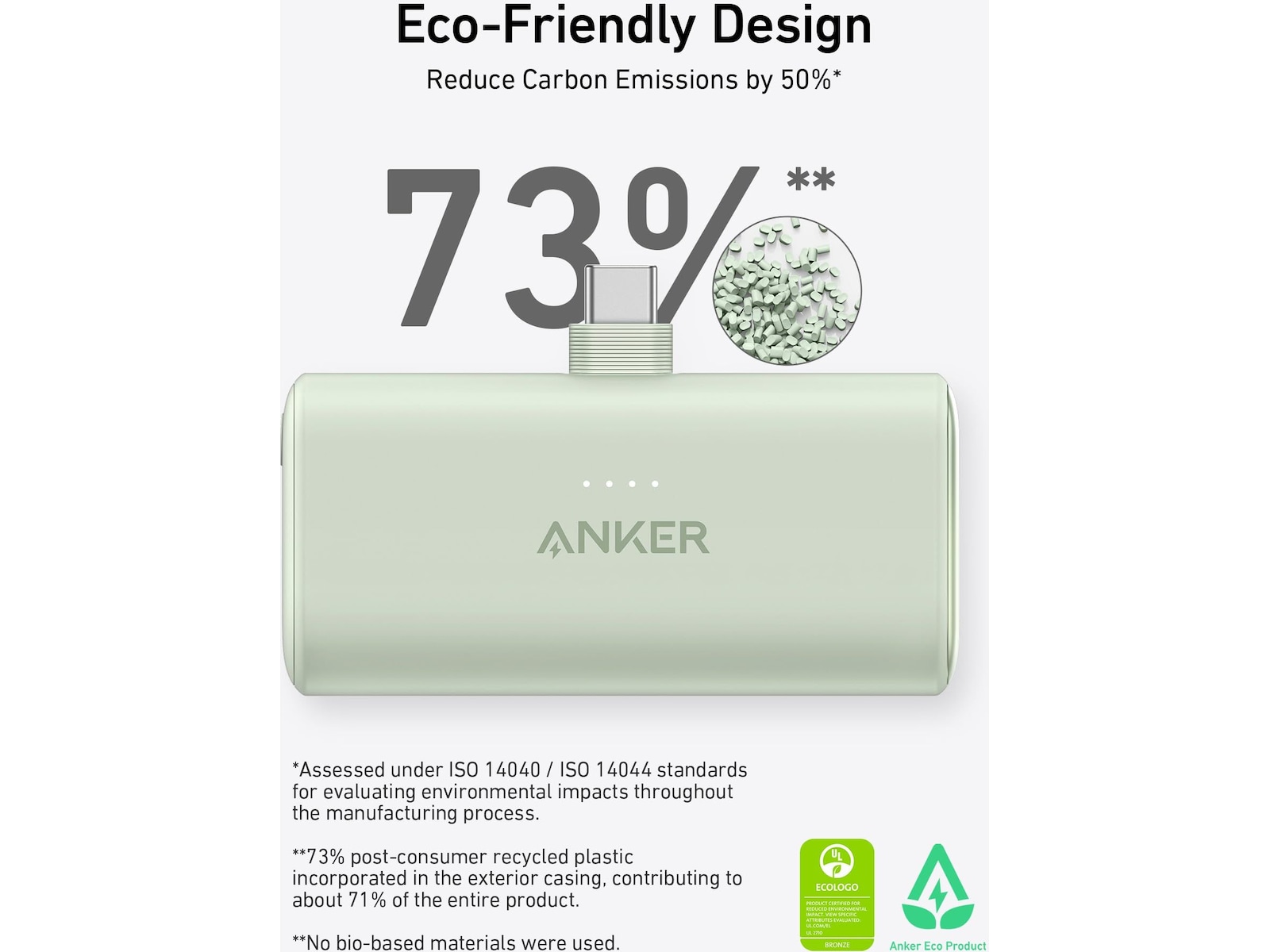 Anker Nano Powerbank 5000mAh (svart) Powerbank