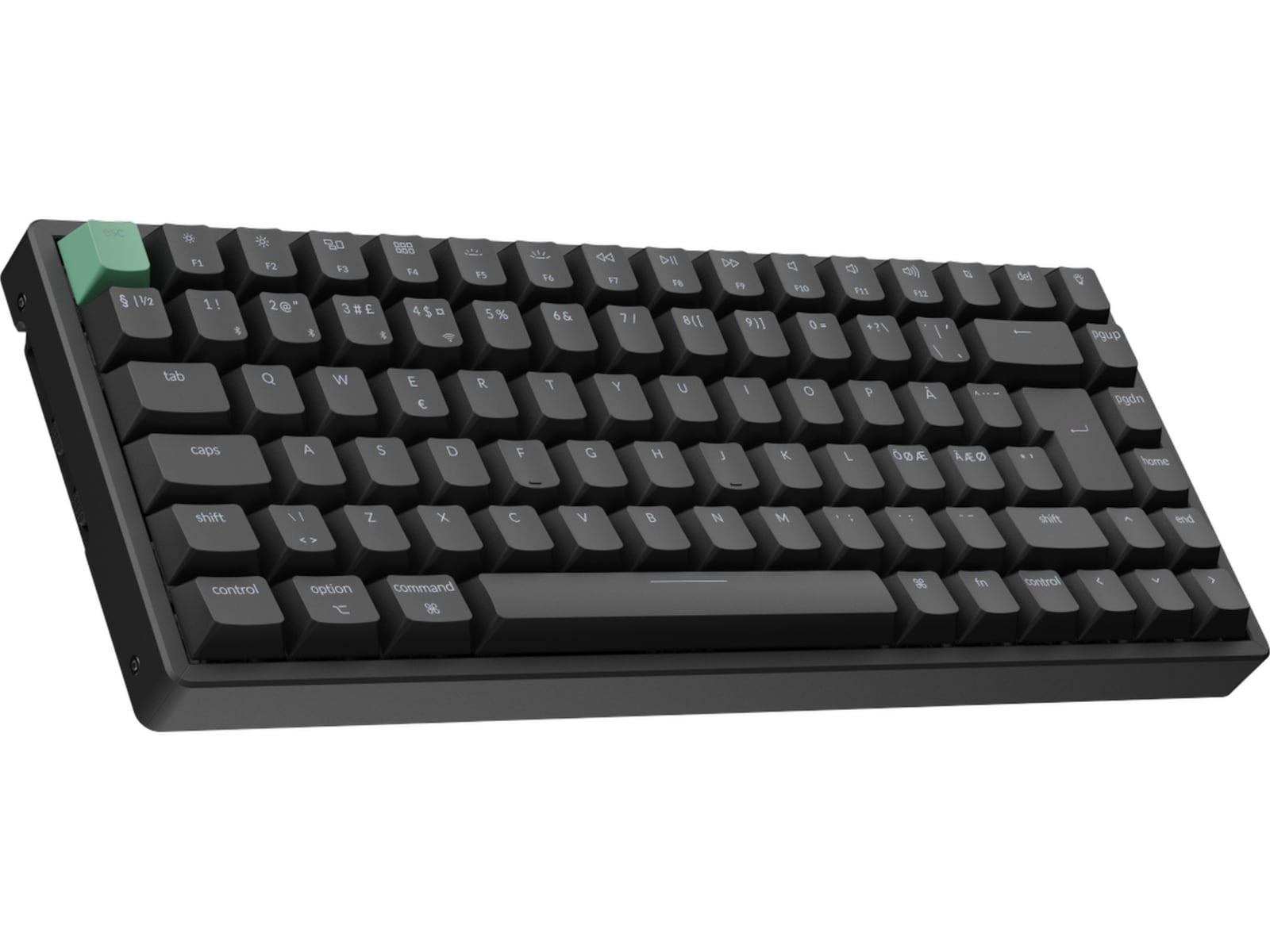 Keychron K2 HE QMK trådlöst gamingtangentbord (svart) Gamingtangentbord