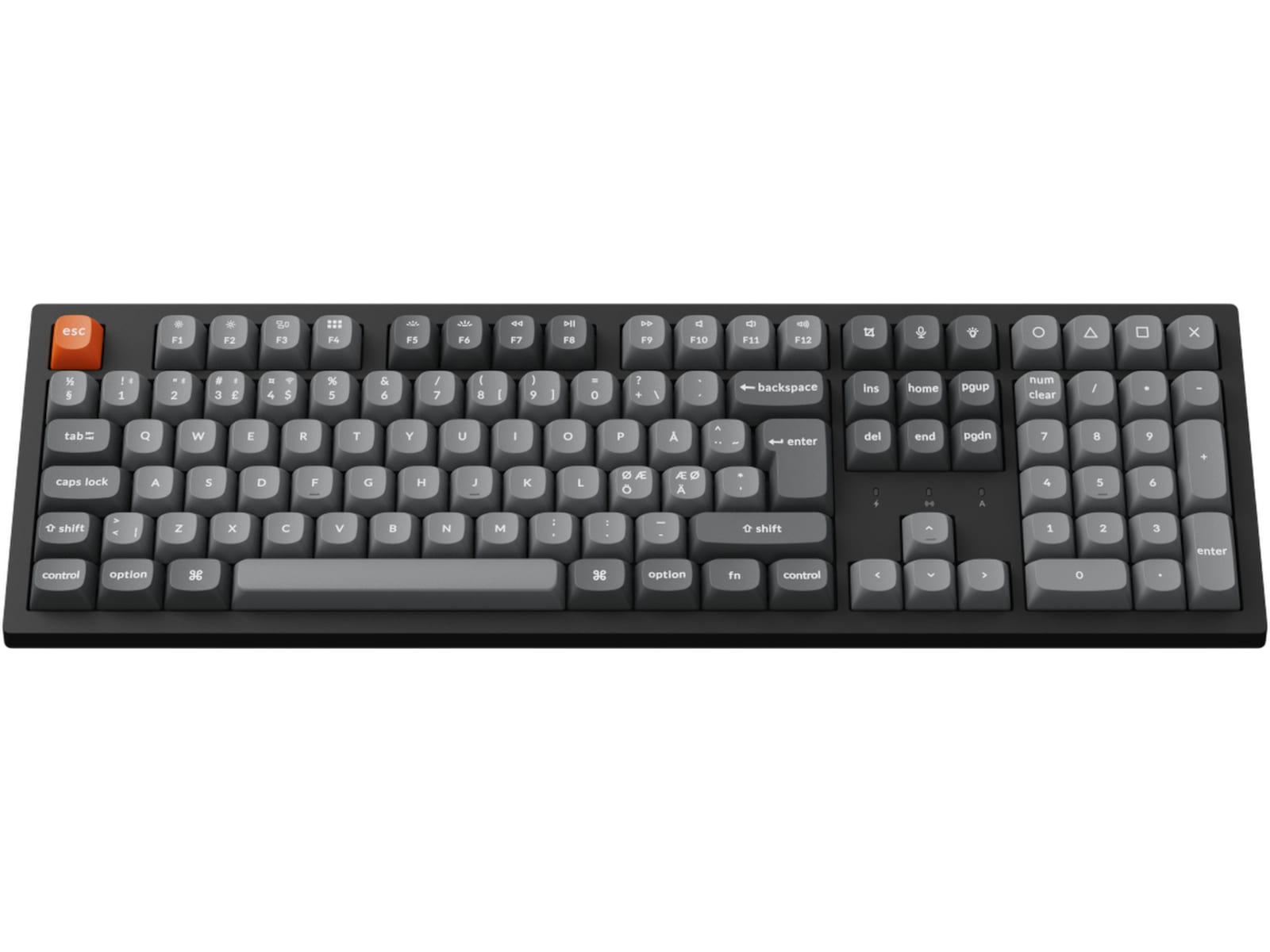 Keychron K10 MAX trådlöst gamingtangentbord (super red) Gamingtangentbord