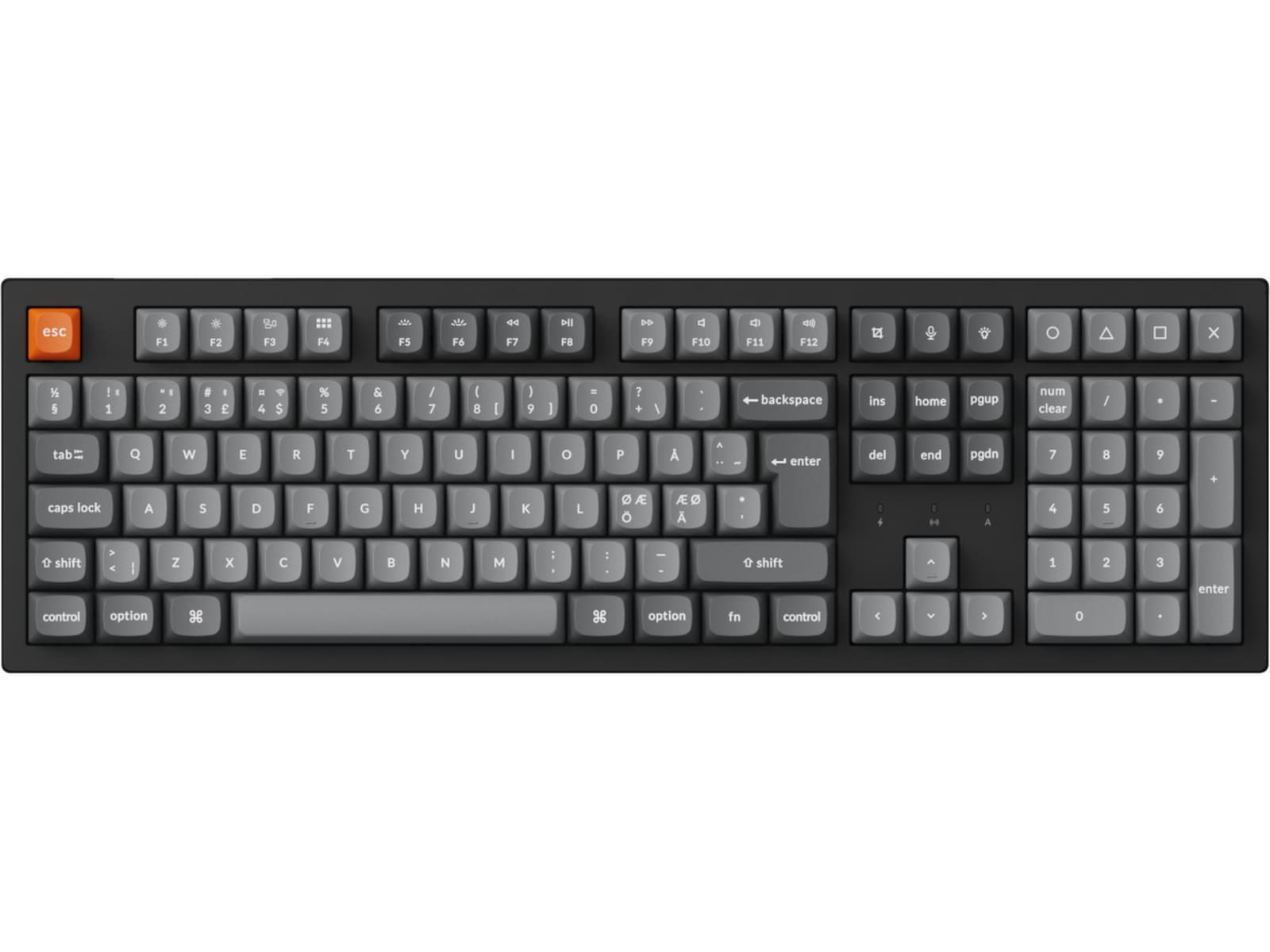 Keychron K10 MAX trådlöst gamingtangentbord (super brown) Gamingtangentbord