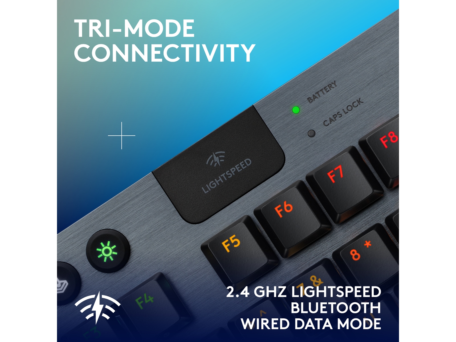 Logitech G915 X Lightspeed TKL Trådlös Gamingtangentbord (svart -B-Grade Demo tangentbord