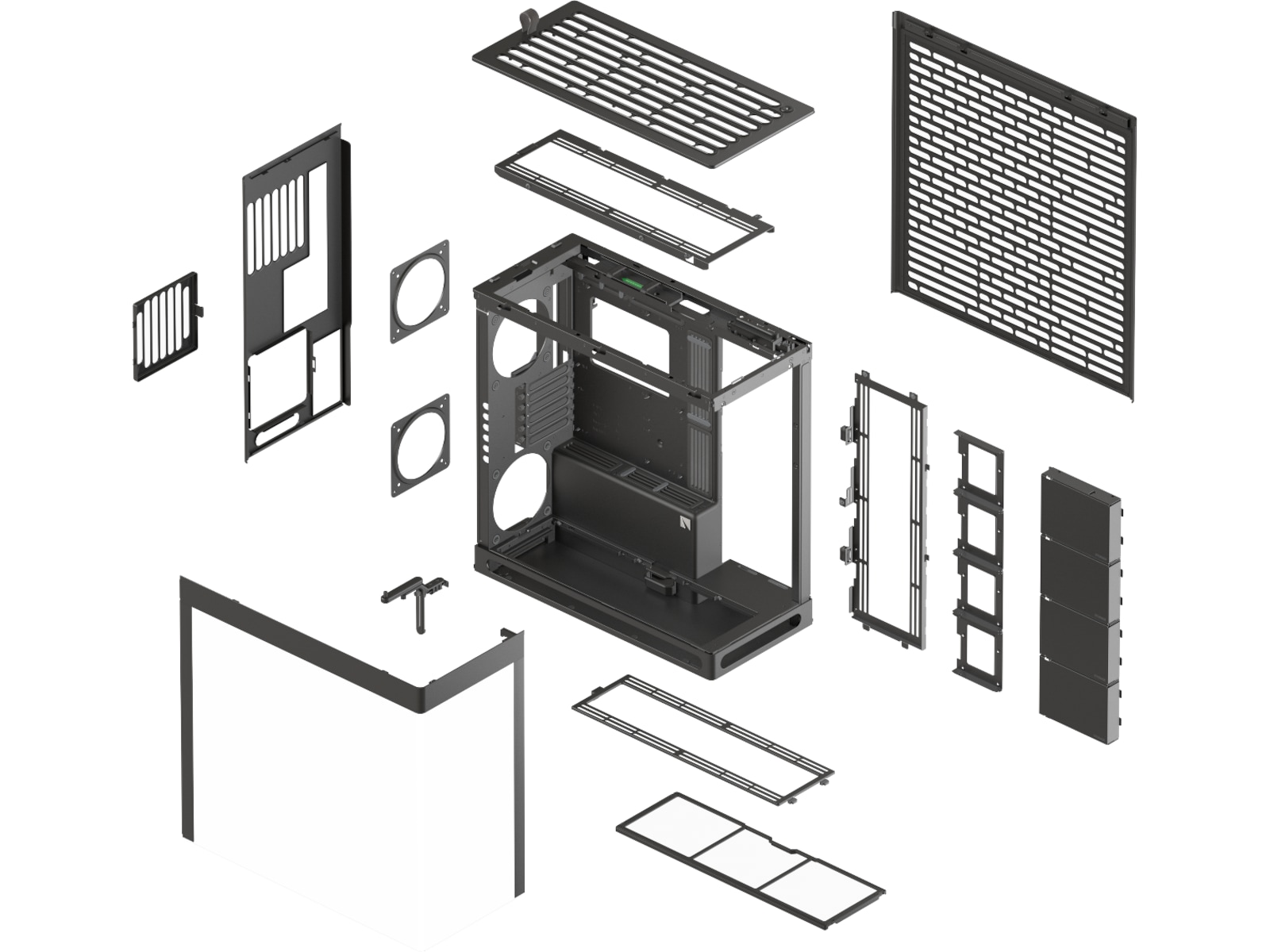 HAVN HS 420 Mid Tower (svart) Midi tower