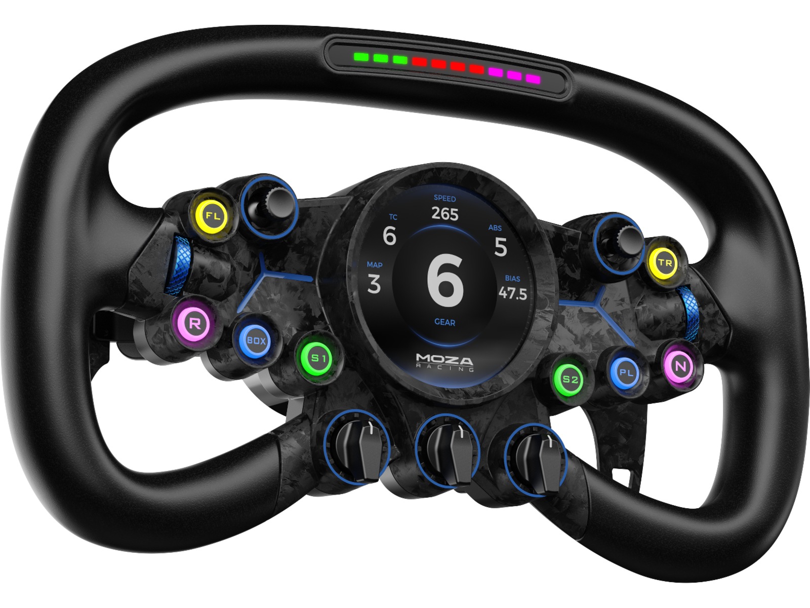 MOZA Vision GS ratt 31cm Ratt och pedaler