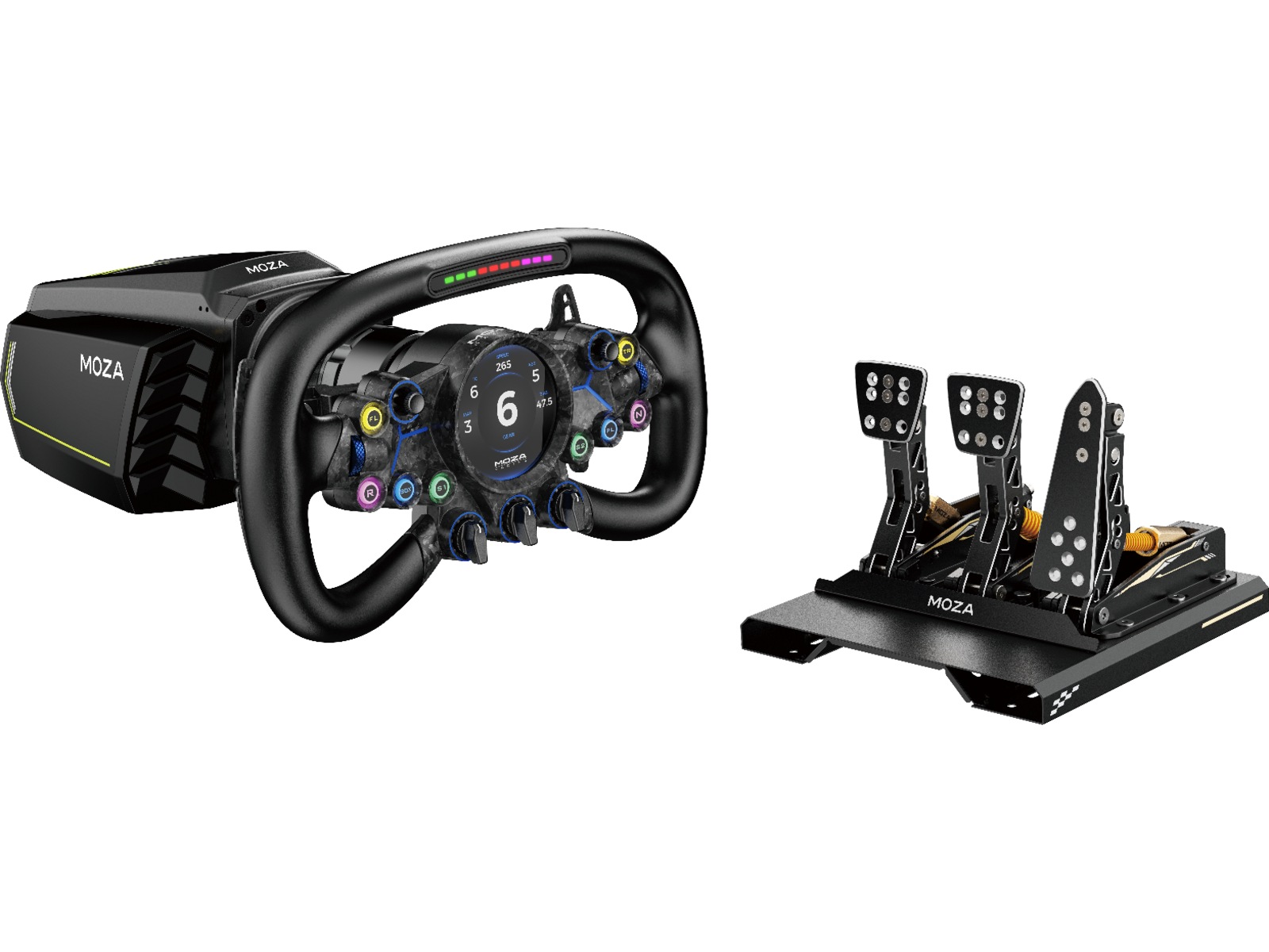 MOZA Vision GS ratt 31cm Ratt och pedaler