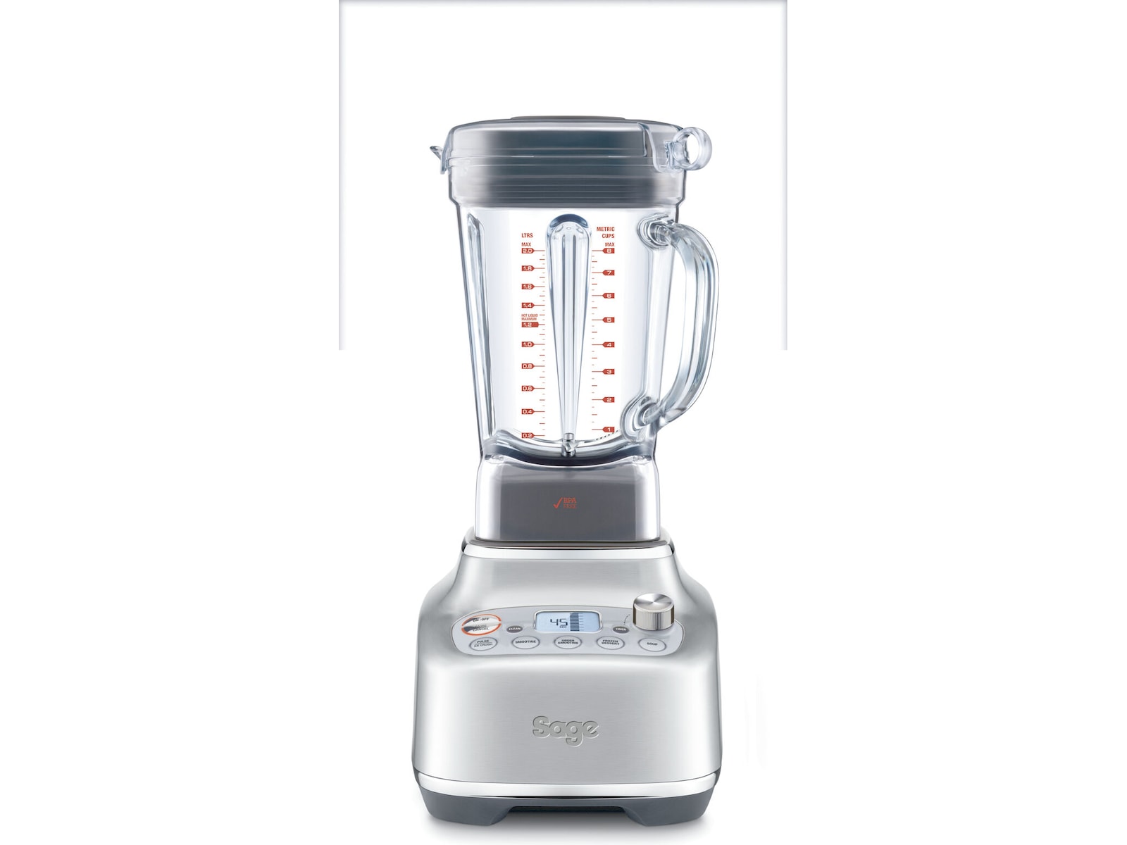 Sage Super Q Blender (borstat stål) -B-Grade Demo hem & hushåll
