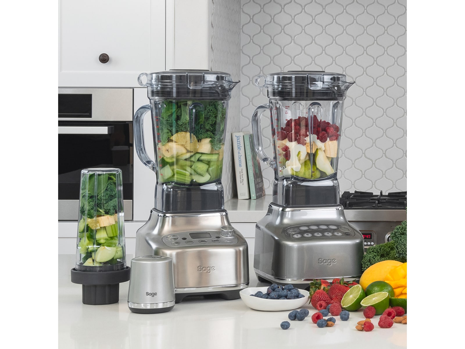 Sage Super Q Blender (borstat stål) -B-Grade Demo hem & hushåll