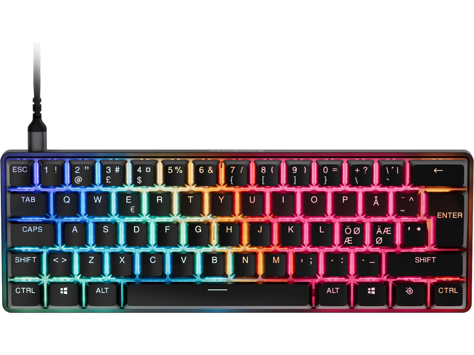 SteelSeries Apex Pro Mini Gen 3 gamingtangentbord (svart) Gamingtangentbord