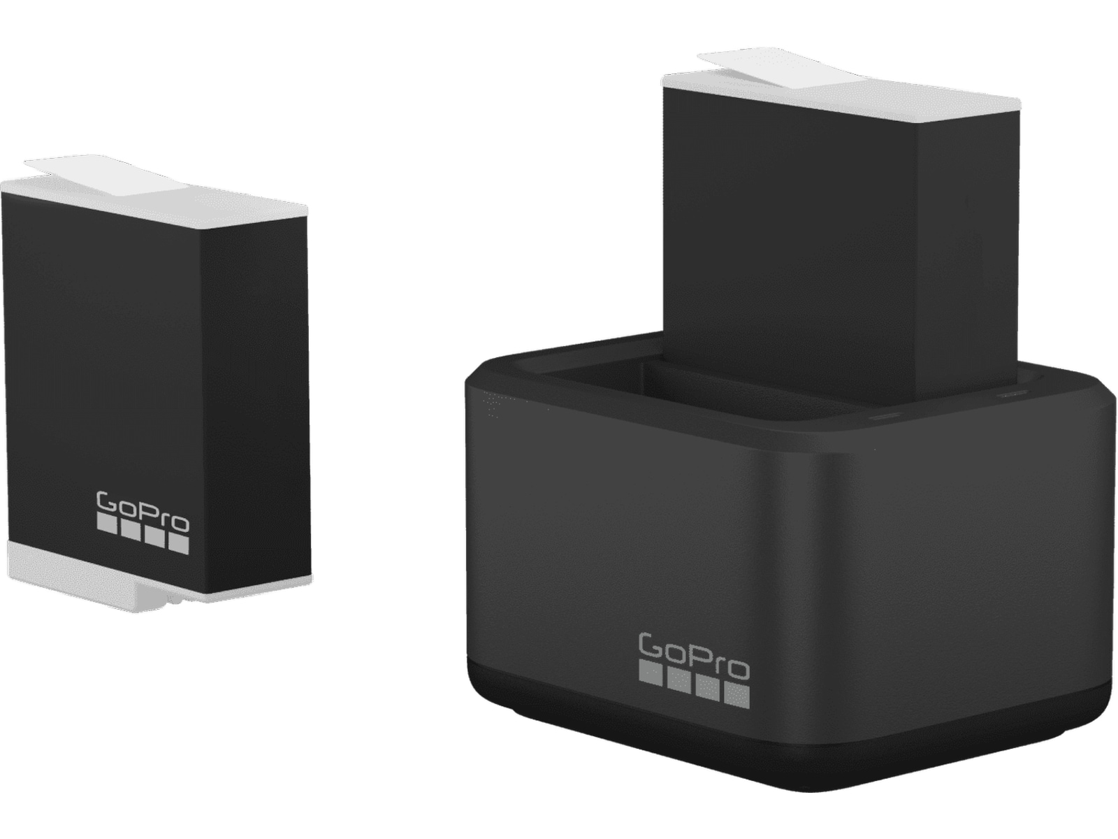GoPro Dual Batteriladdare med 2 Enduro-batterier Laddare till kamerabatterier