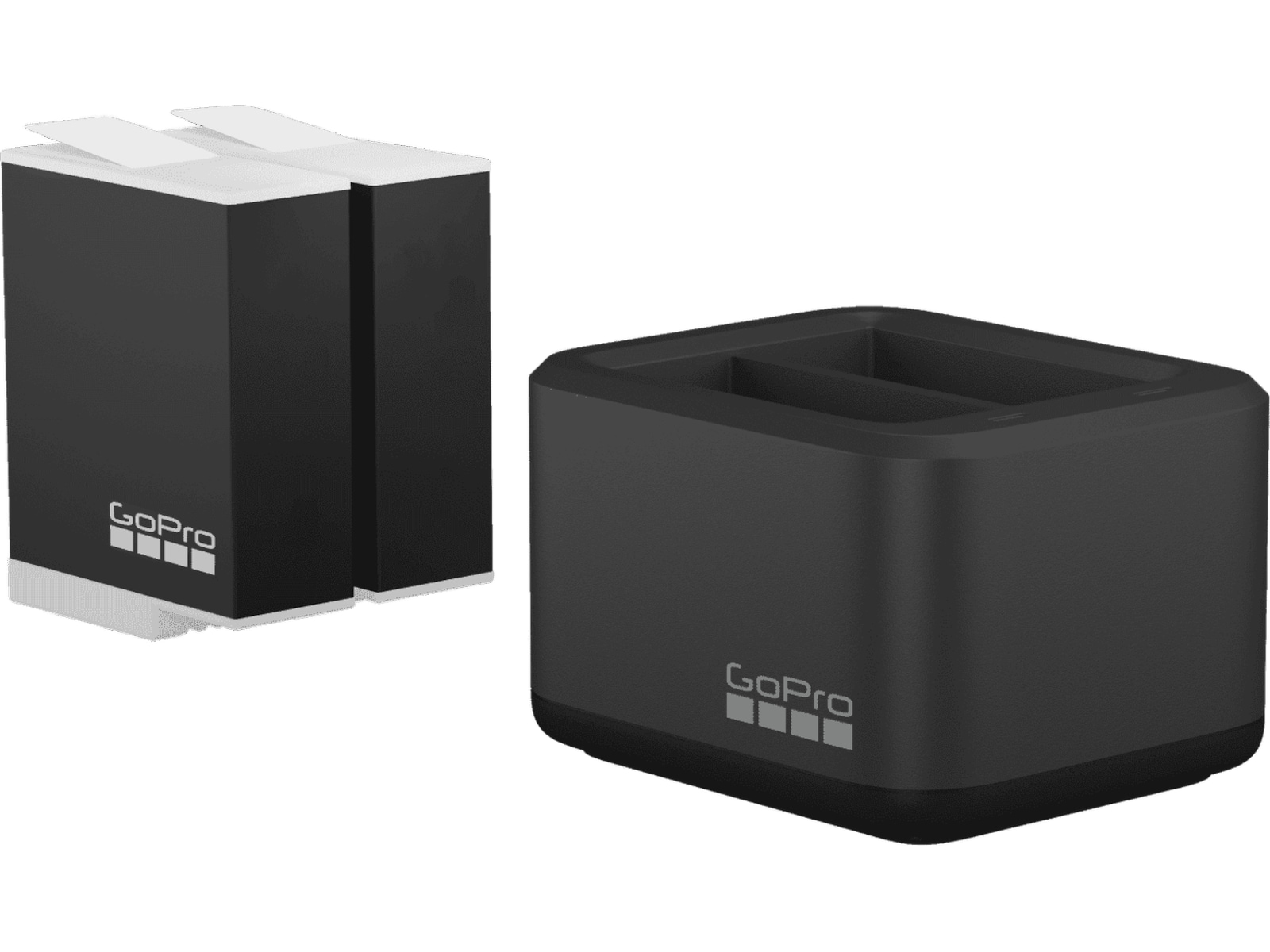 GoPro Dual Batteriladdare med 2 Enduro-batterier Laddare till kamerabatterier