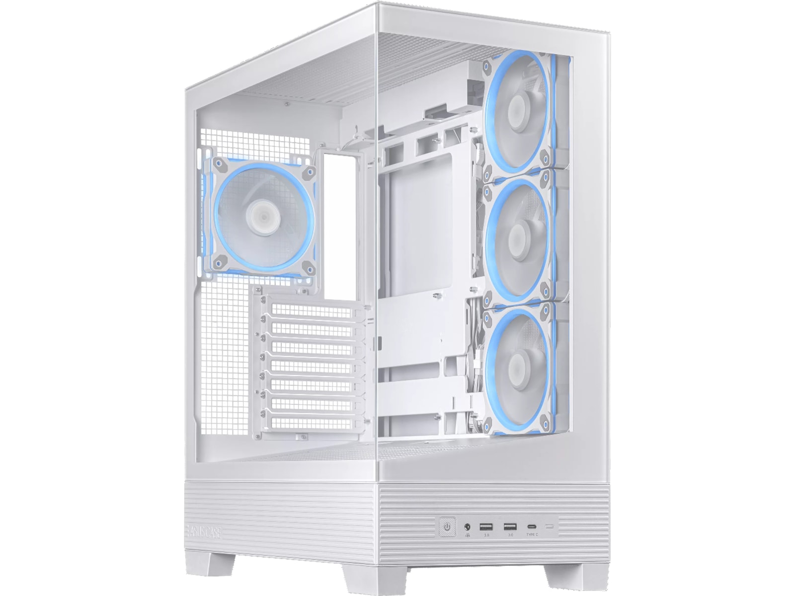 Asus A31 PLUS ARGB Mid Tower (vit) Midi tower