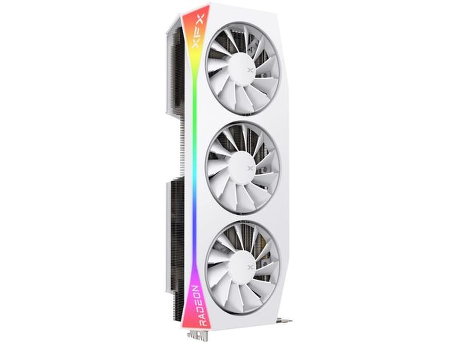 XFX Mercury AMD Radeon RX 9070XT OC White Magnetic Air Edition with RGB Grafikkort