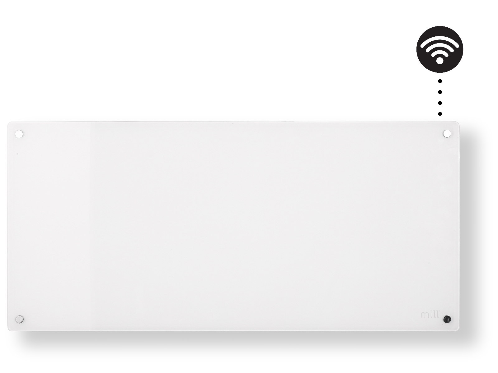 Mill Glass Smart WiFi Gen 4 panelvärmare 1000W Panelelement