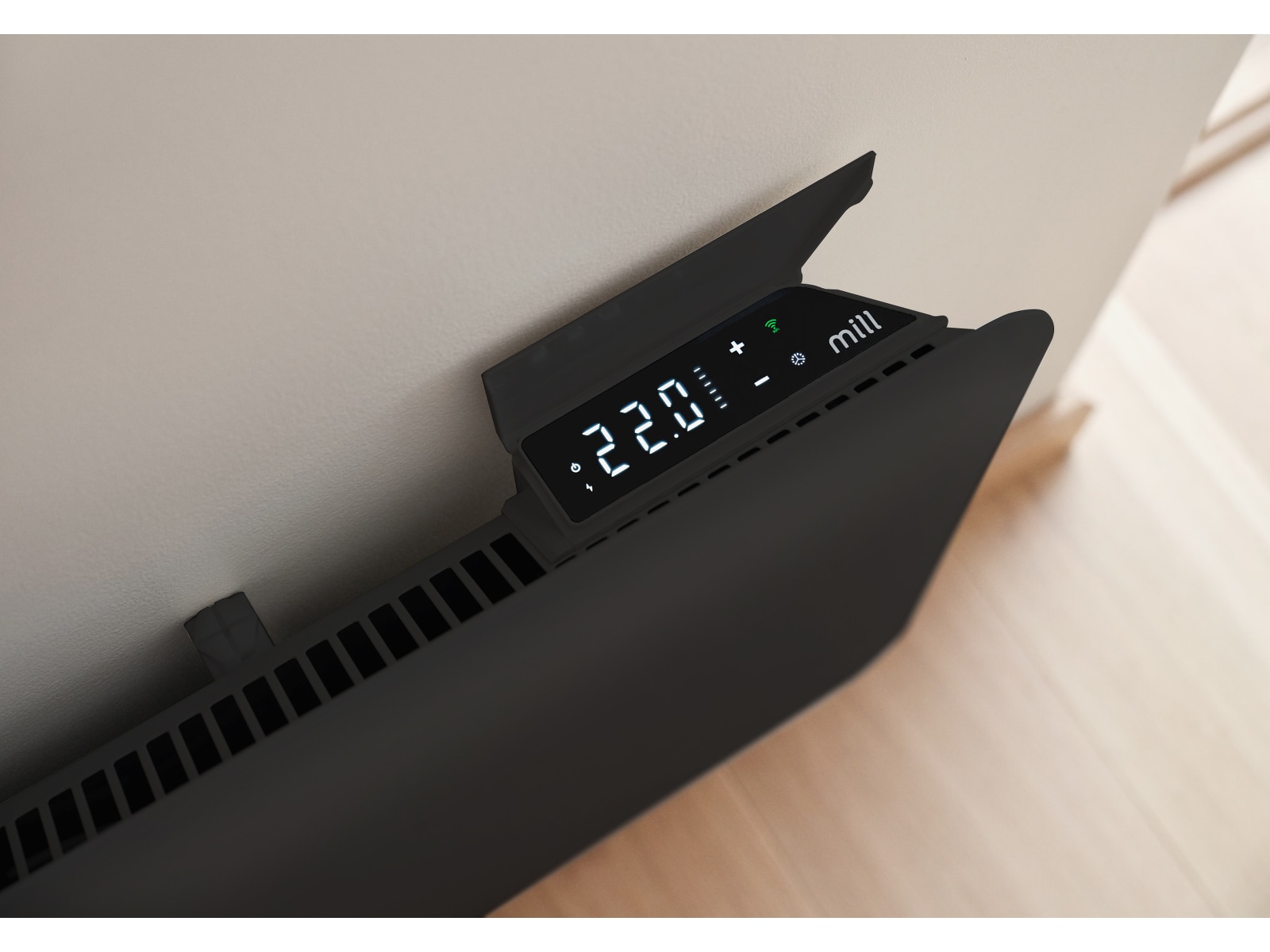 Mill Invisible Smart WiFi Gen 4 panelvärmare 700W (svart) Panelelement