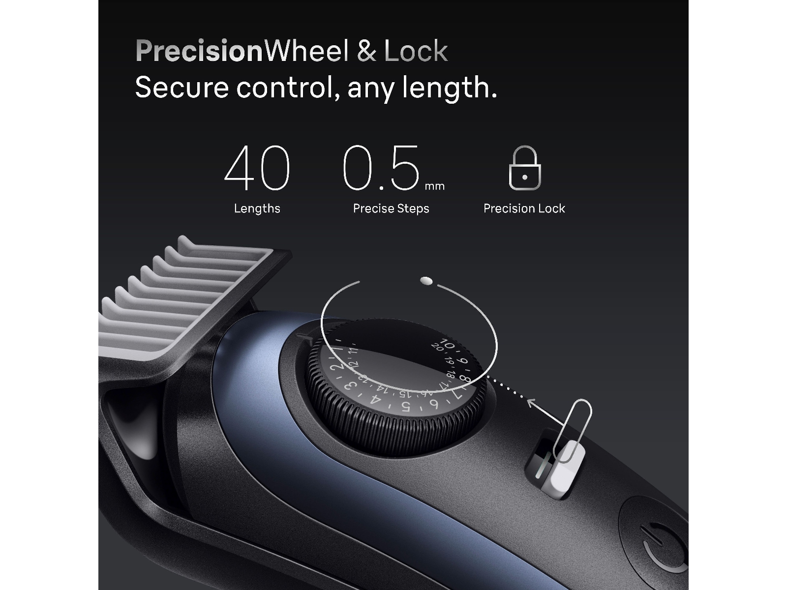 Braun Series 7 skäggtrimmer (blå) Rakapparat