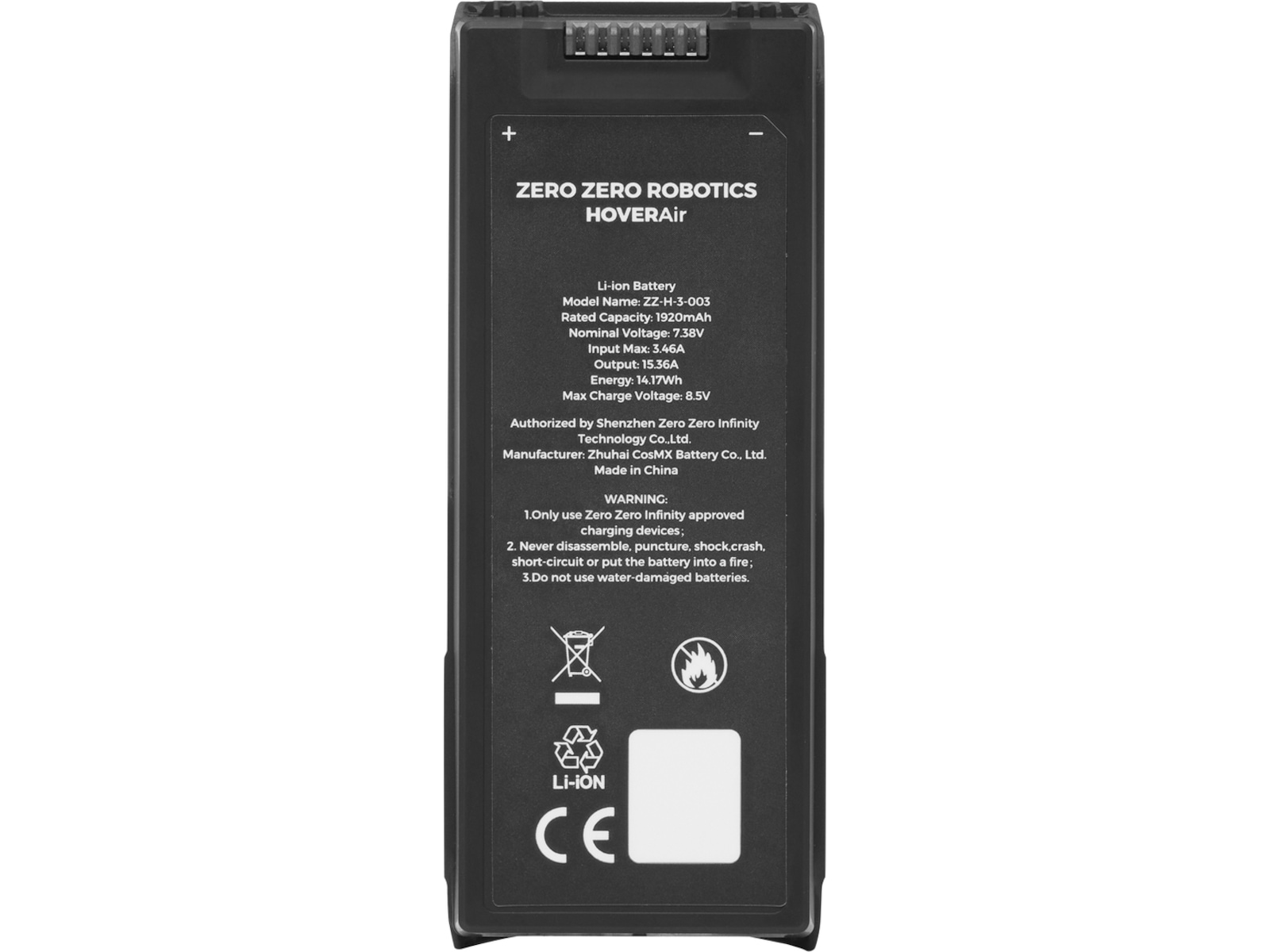 HoverAir Thermo Smart Batteri Batteri och laddare för dronor