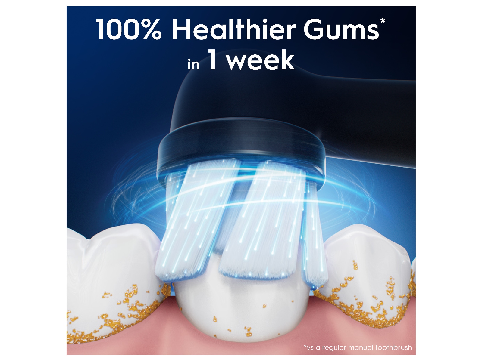 Oral-B iO Gentle Care borsthuvuden 3 st (svart) Tandborsthuvud