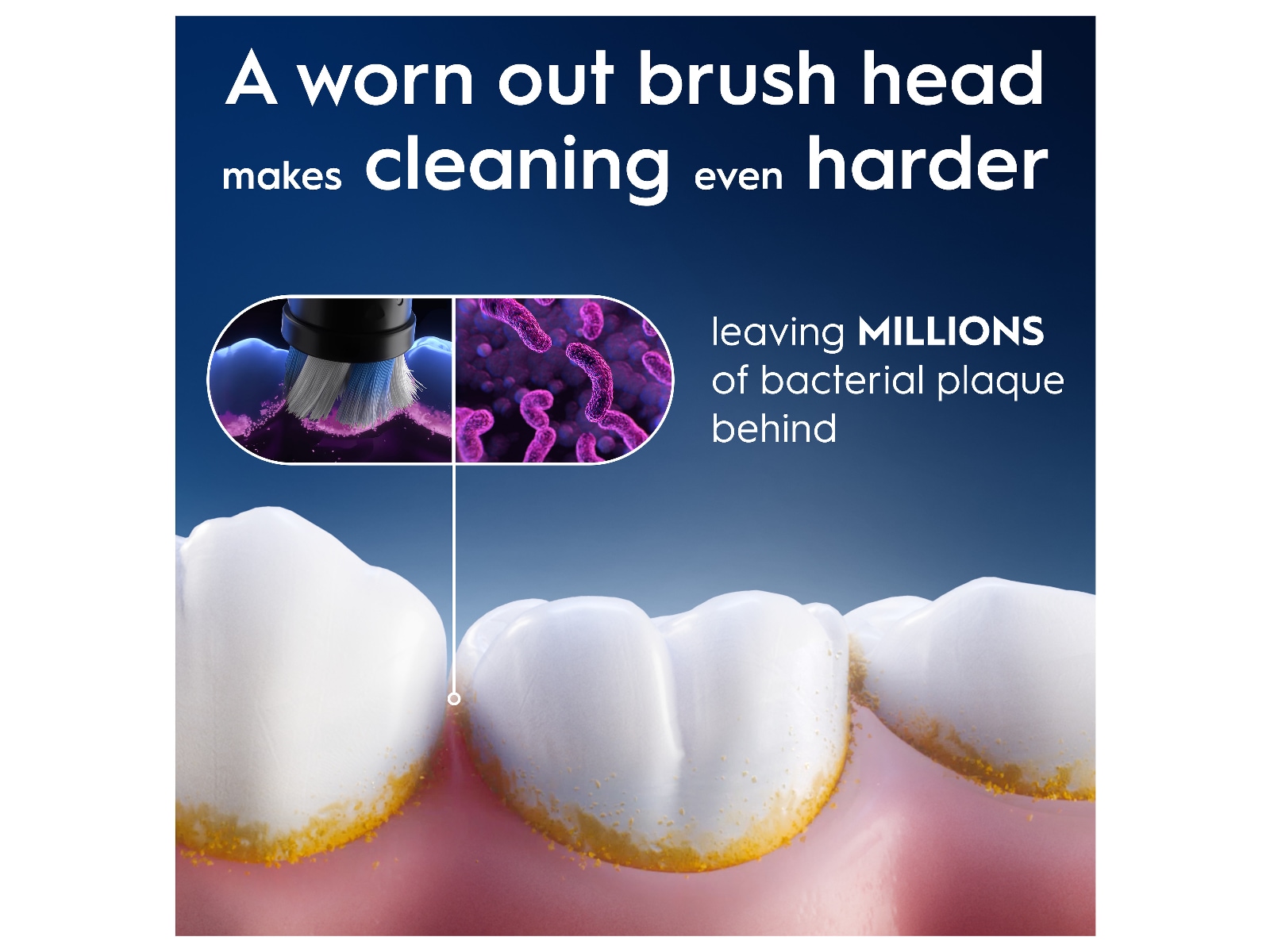 Oral-B iO Gentle Care borsthuvuden 3 st (svart) Tandborsthuvud