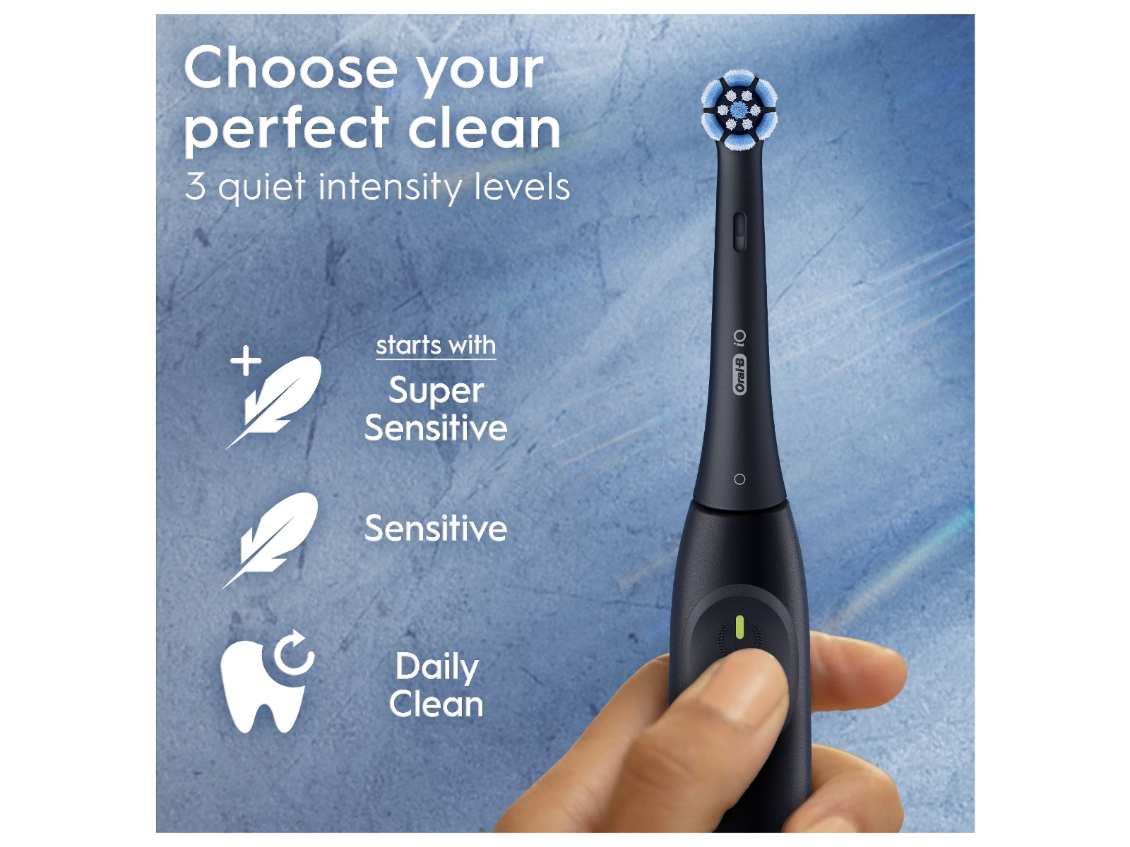 ORAL-B iO2 Series Elektrisk tandborste (Night Black) Eltandborste