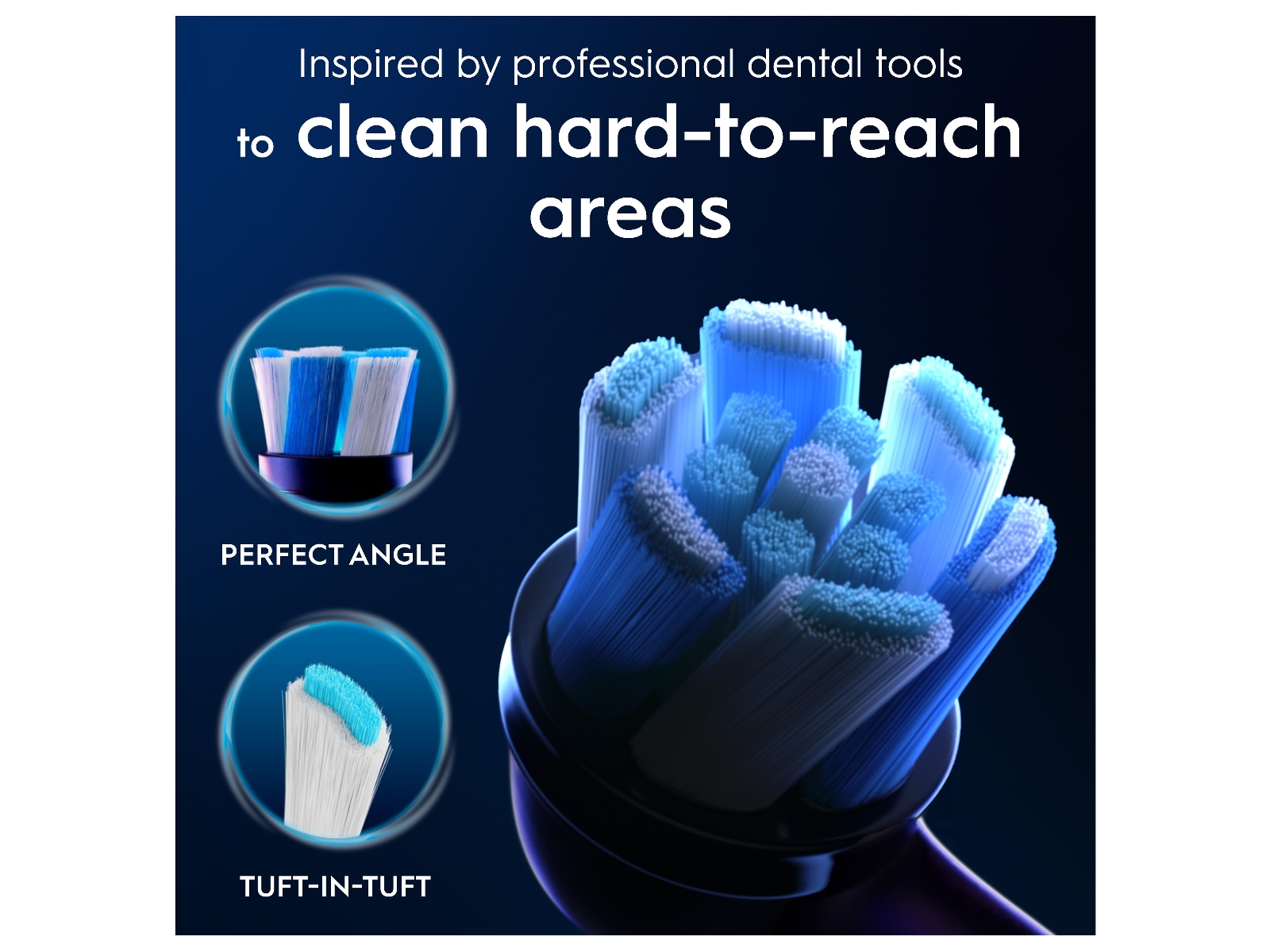 Oral-B iO Ultimate Clean borsthuvuden 3 st (svart) Tandborsthuvud