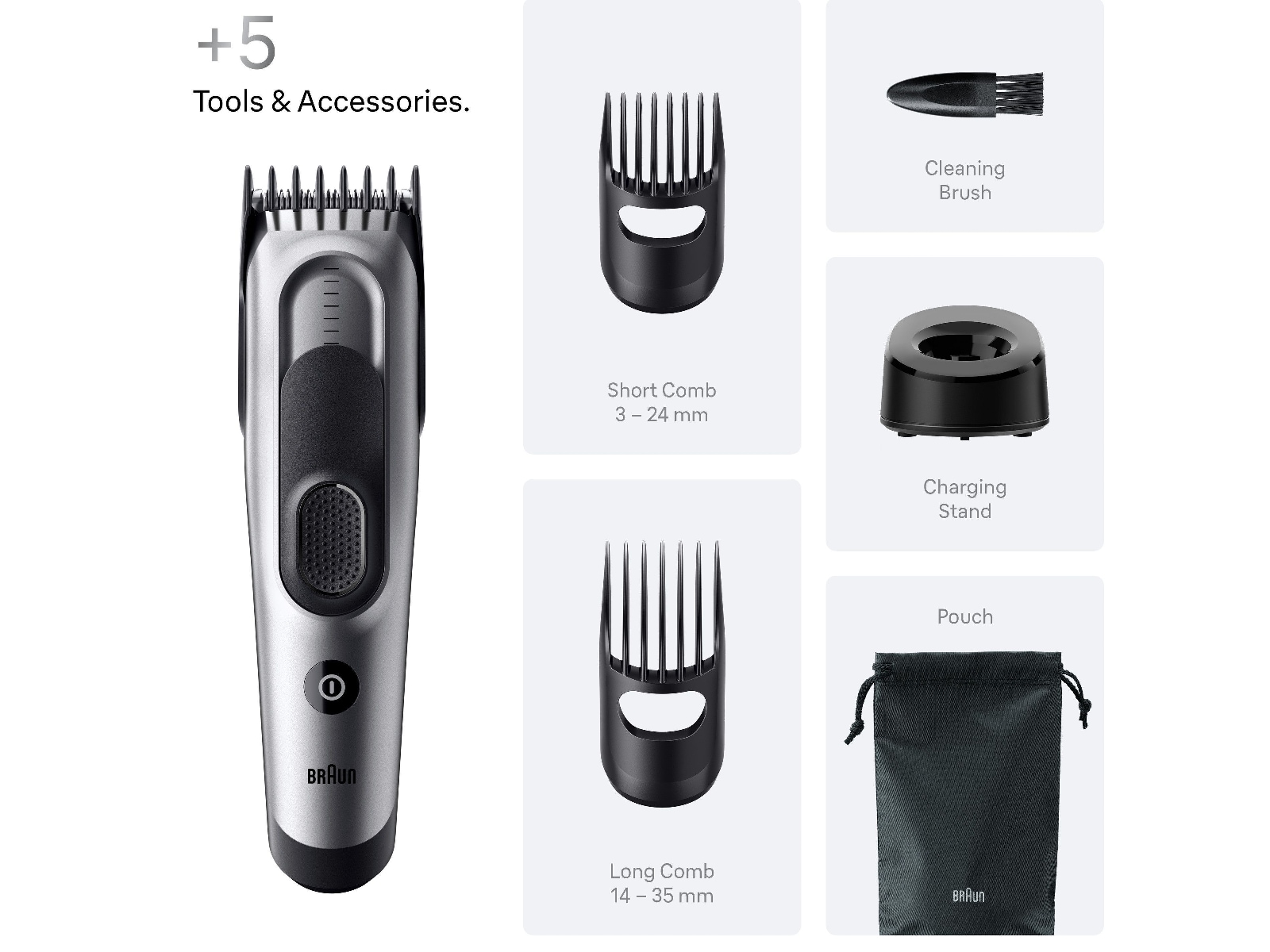 Braun Series 7 hårklippare (grå) Hårtrimmer