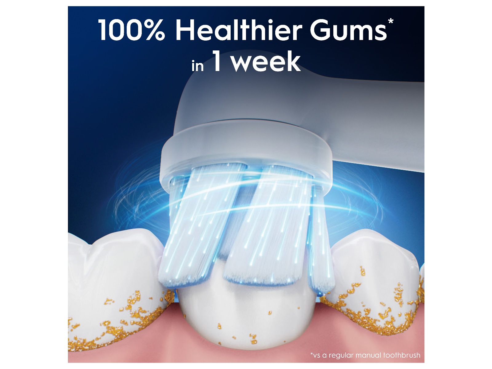 Oral-B iO Gentle Care borsthuvuden 3 st (vit) Tandborsthuvud